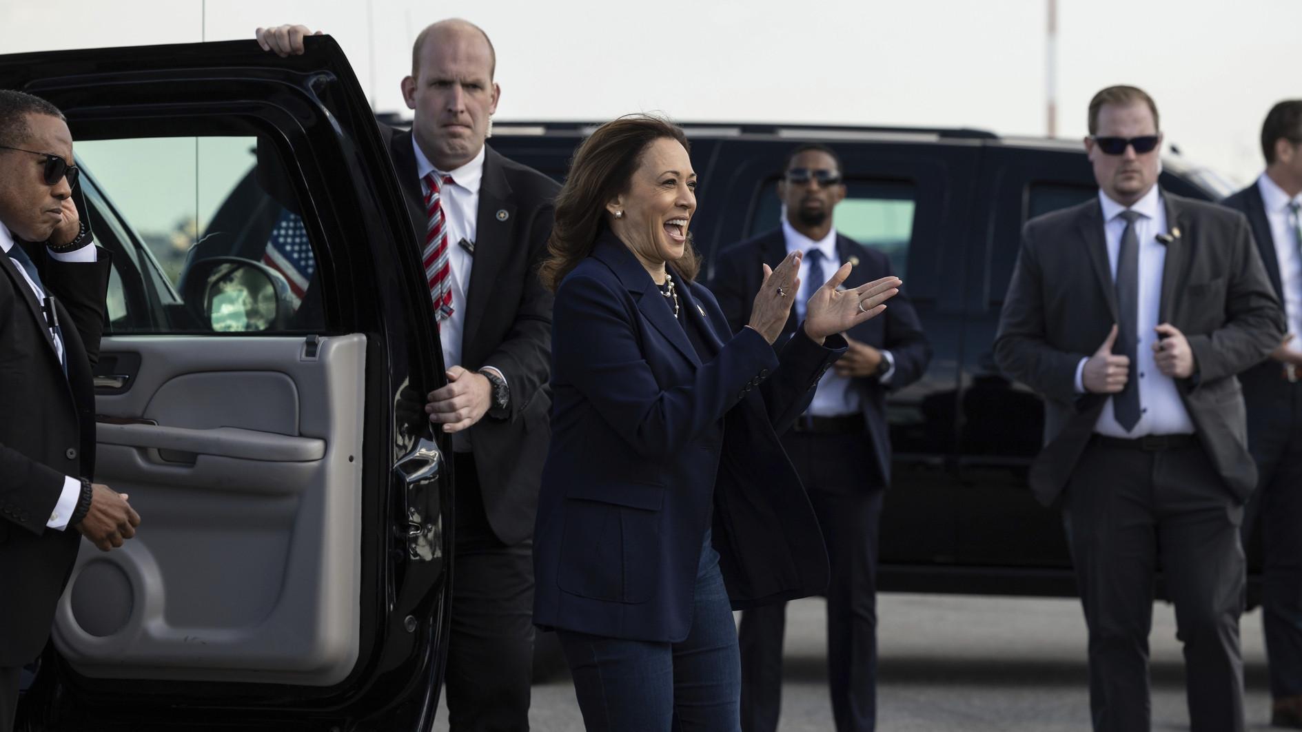 Kamala Harris plays health card against Donald Trump