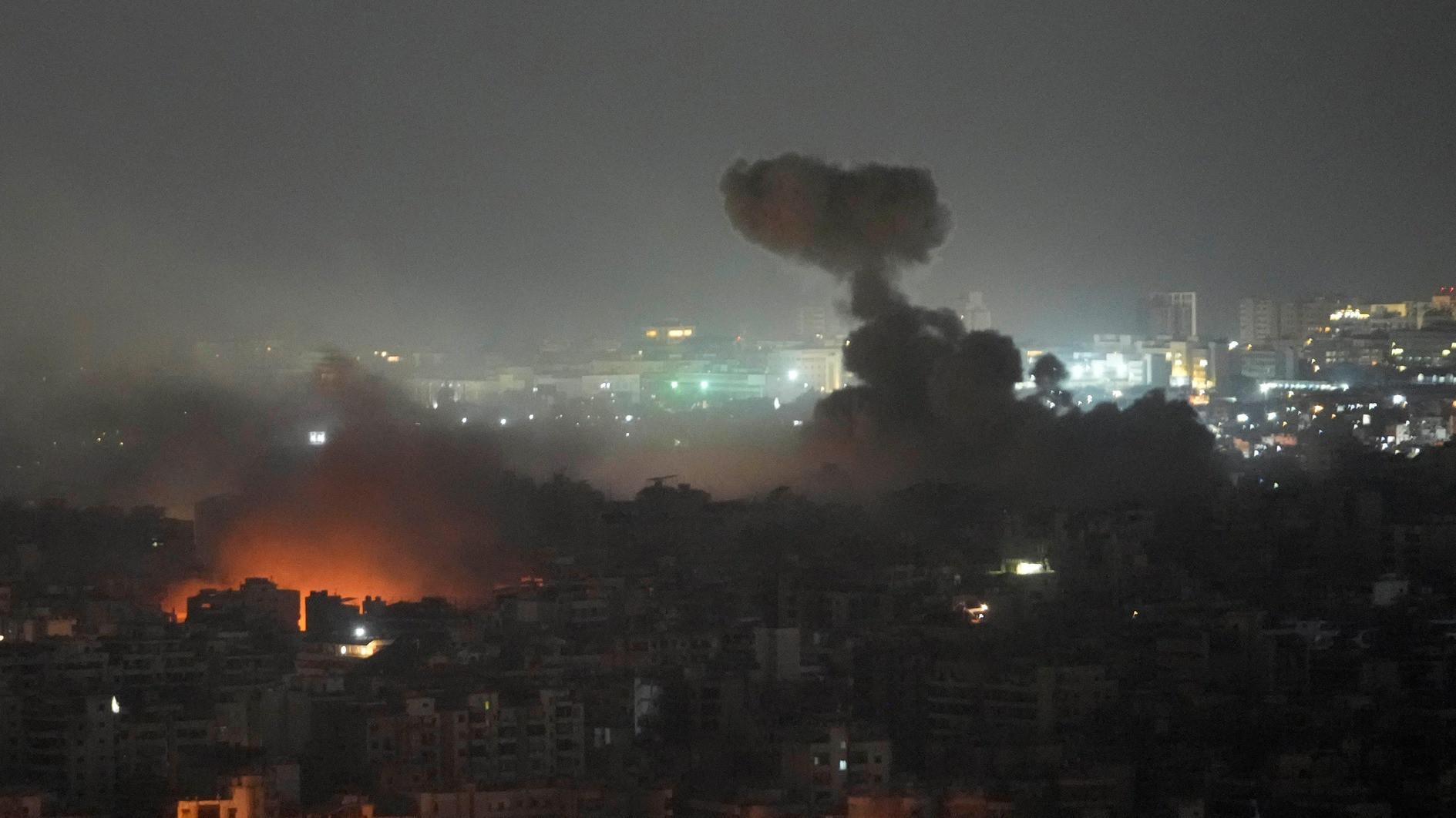Fresh strikes hit south Beirut after Israeli evacuation calls