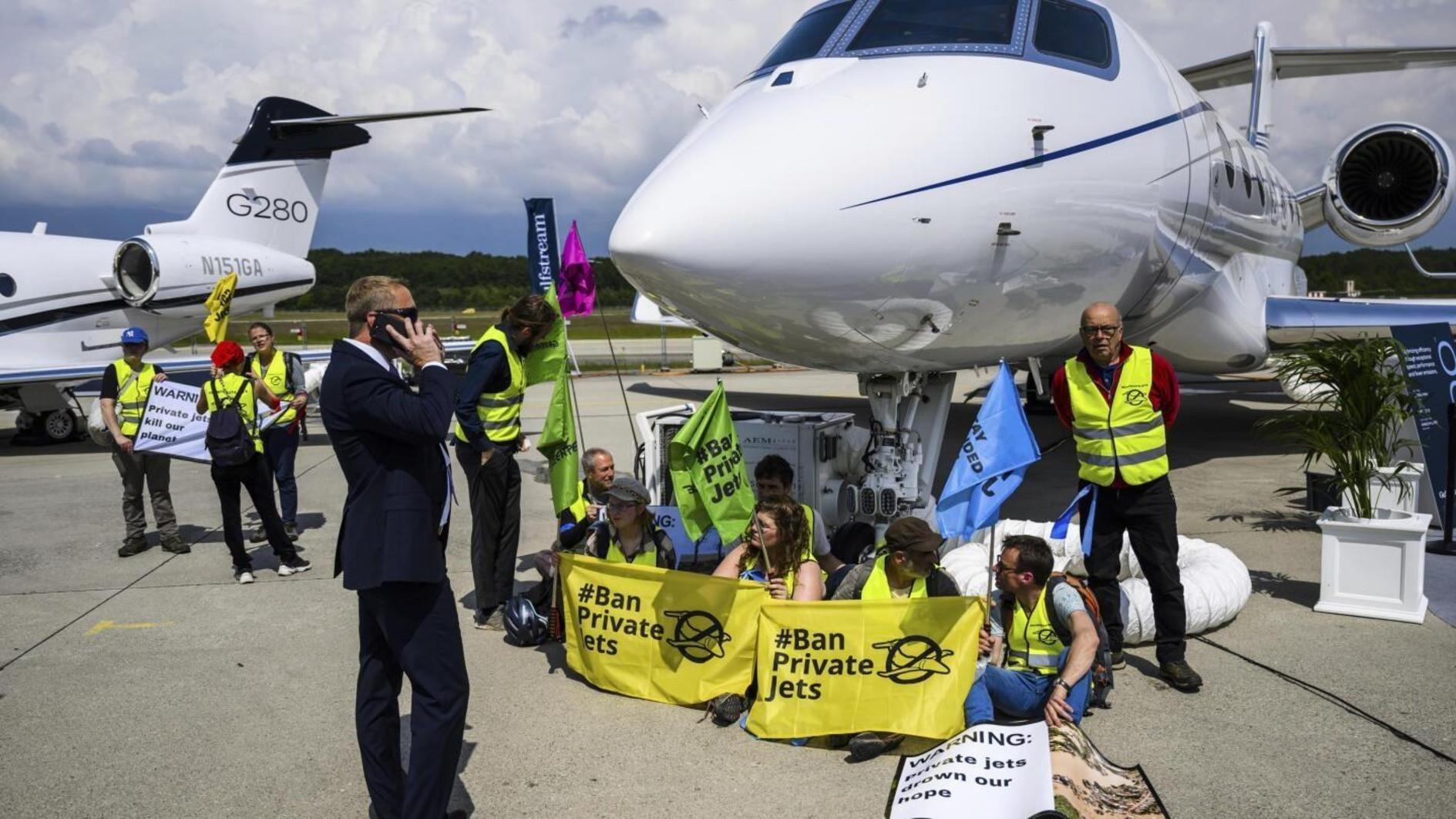 Private jet carbon emissions soar 46 percent, finds a study