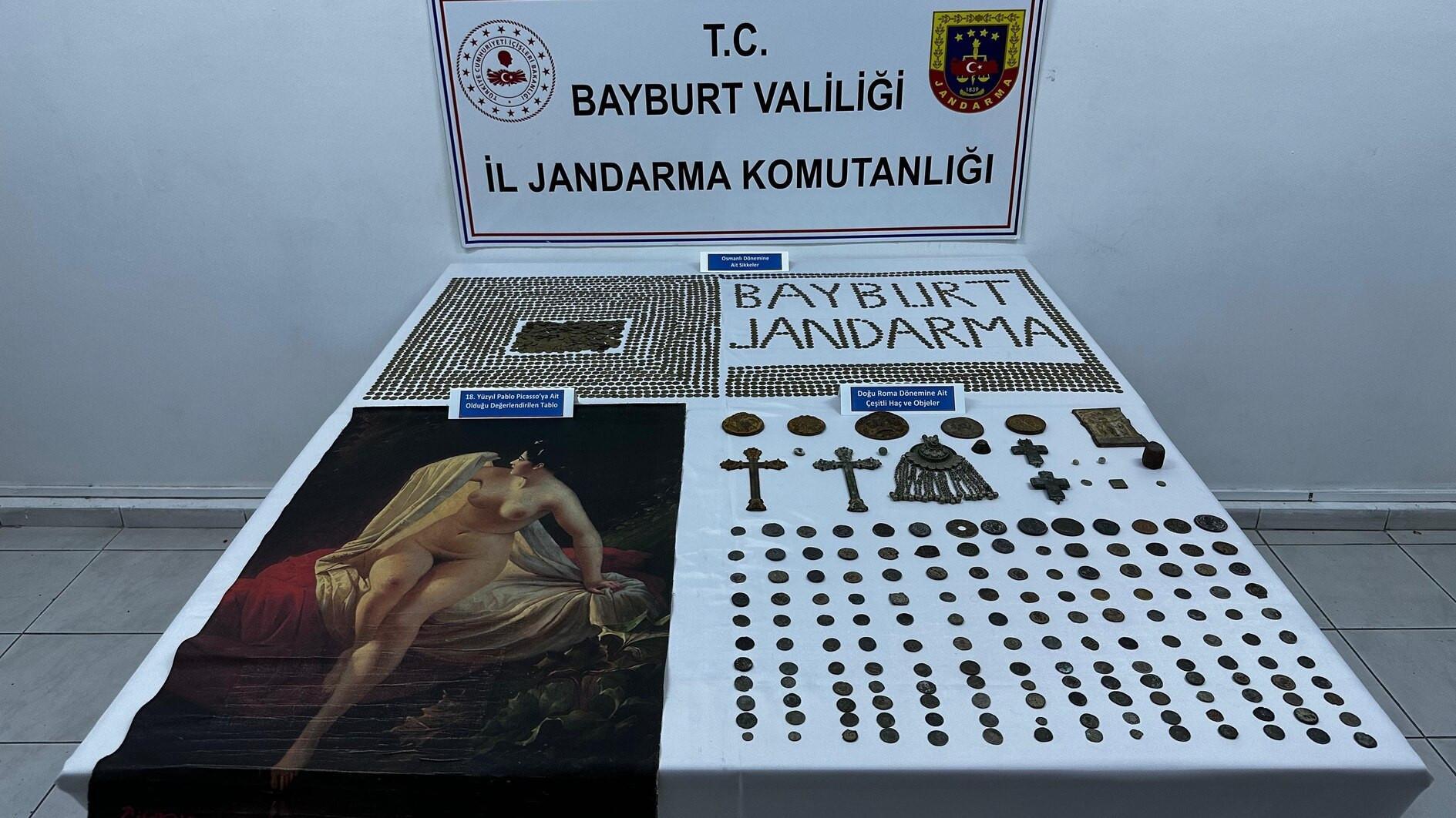 Purported Picasso worth 6 mln euros seized in Bayburt