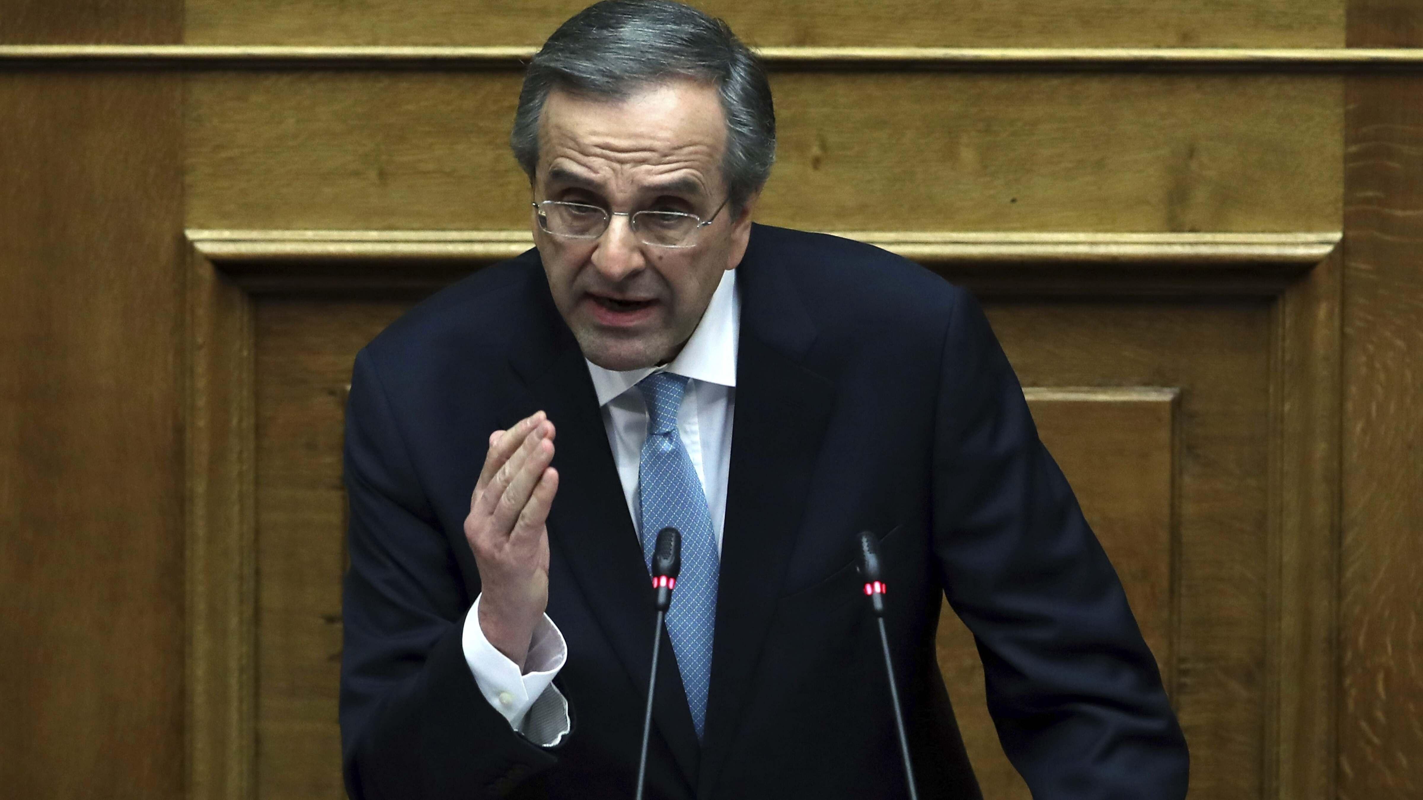 Former PM ousted from Greek ruling party