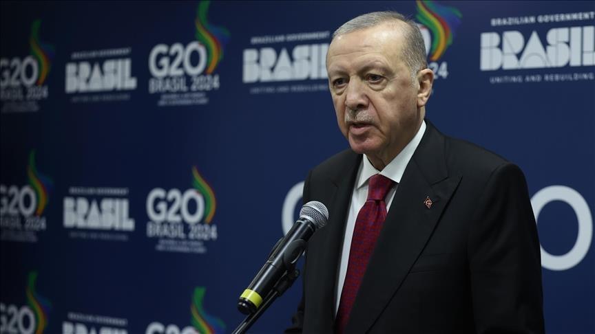 Erdoğan hopes for bolder steps toward peace from US