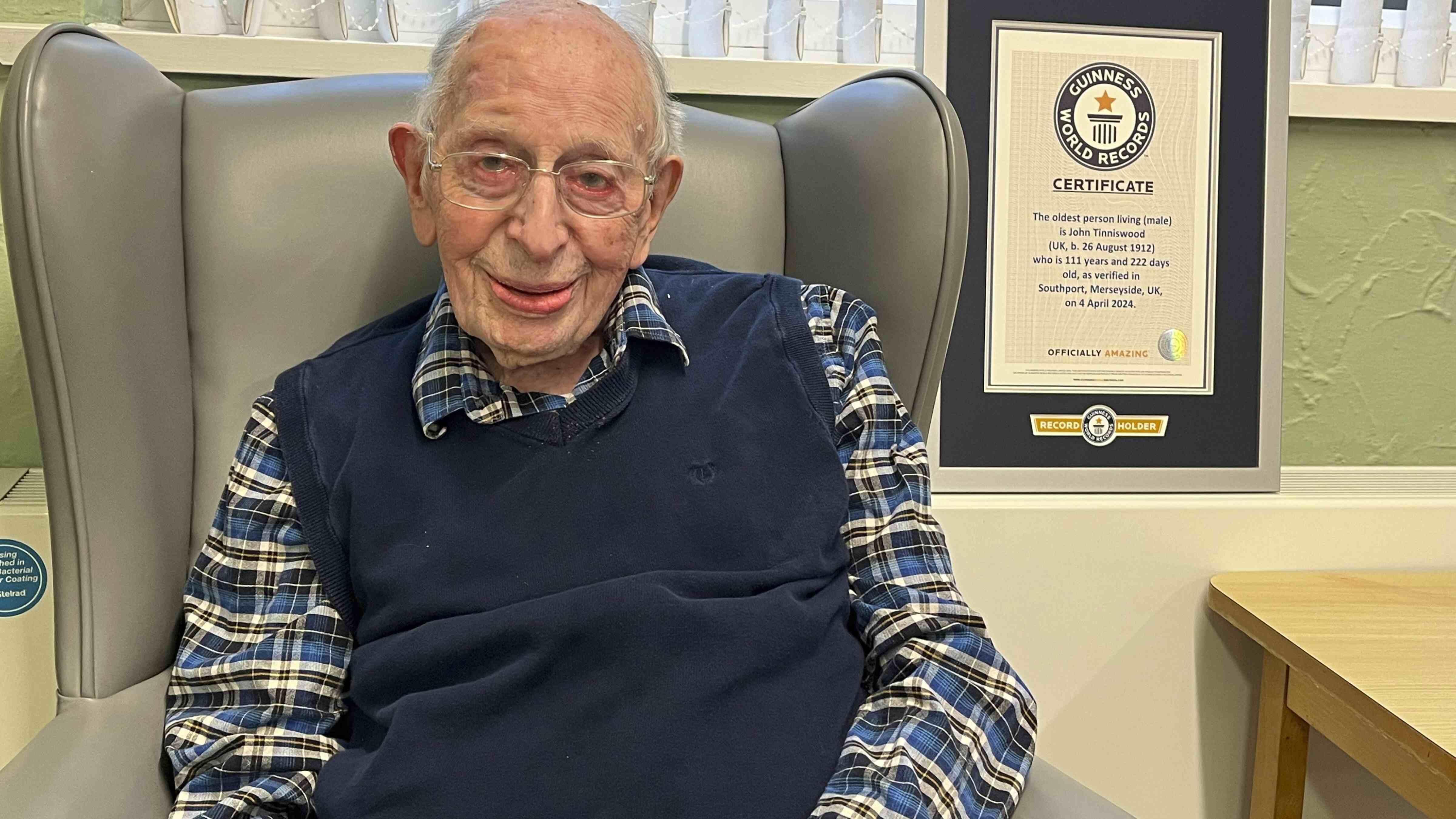 The worlds oldest man has died in England at 112