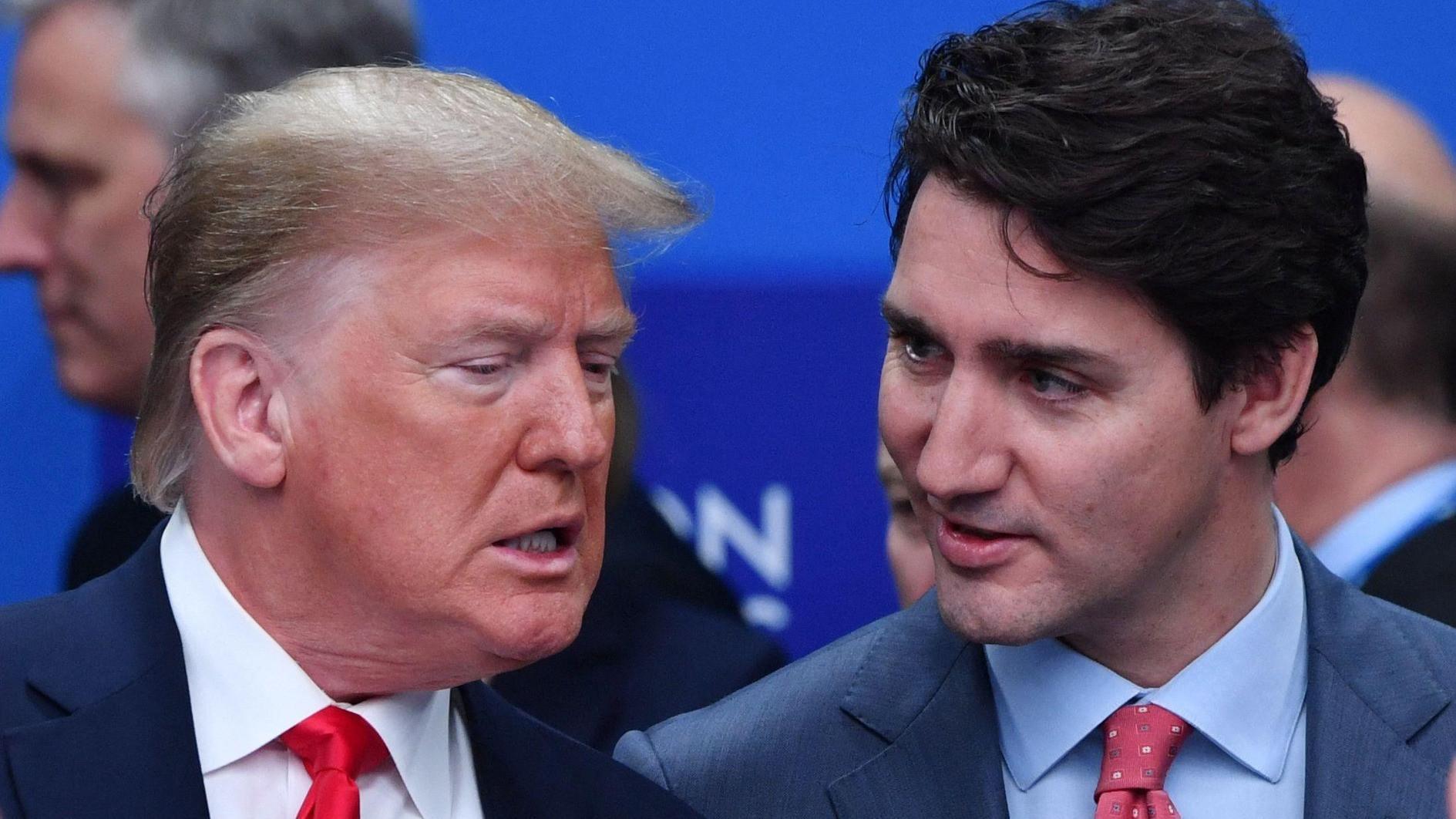 Trudeau meets Trump in Florida as tariff threats loom