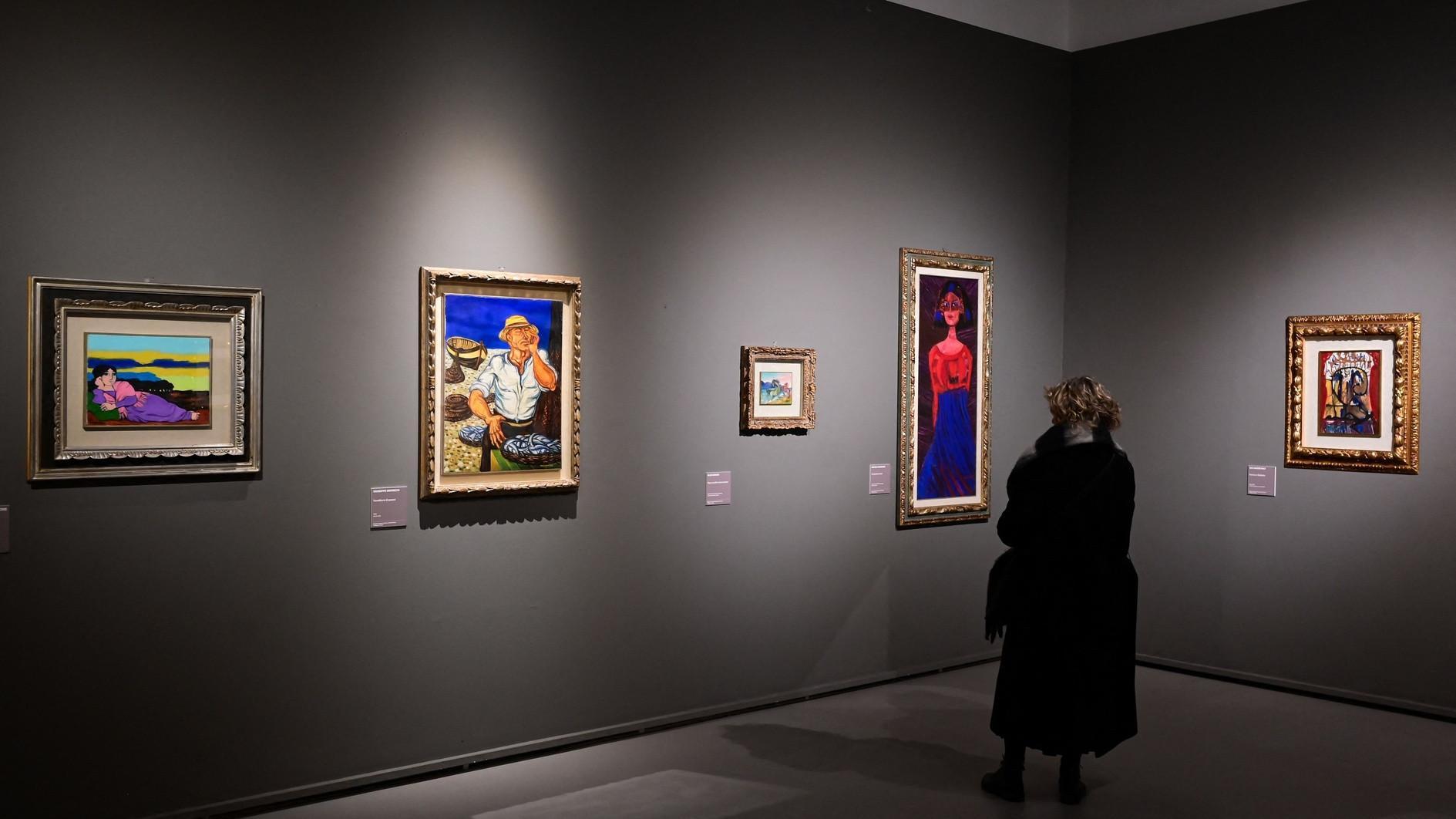 Seized mafia art on display in Milan