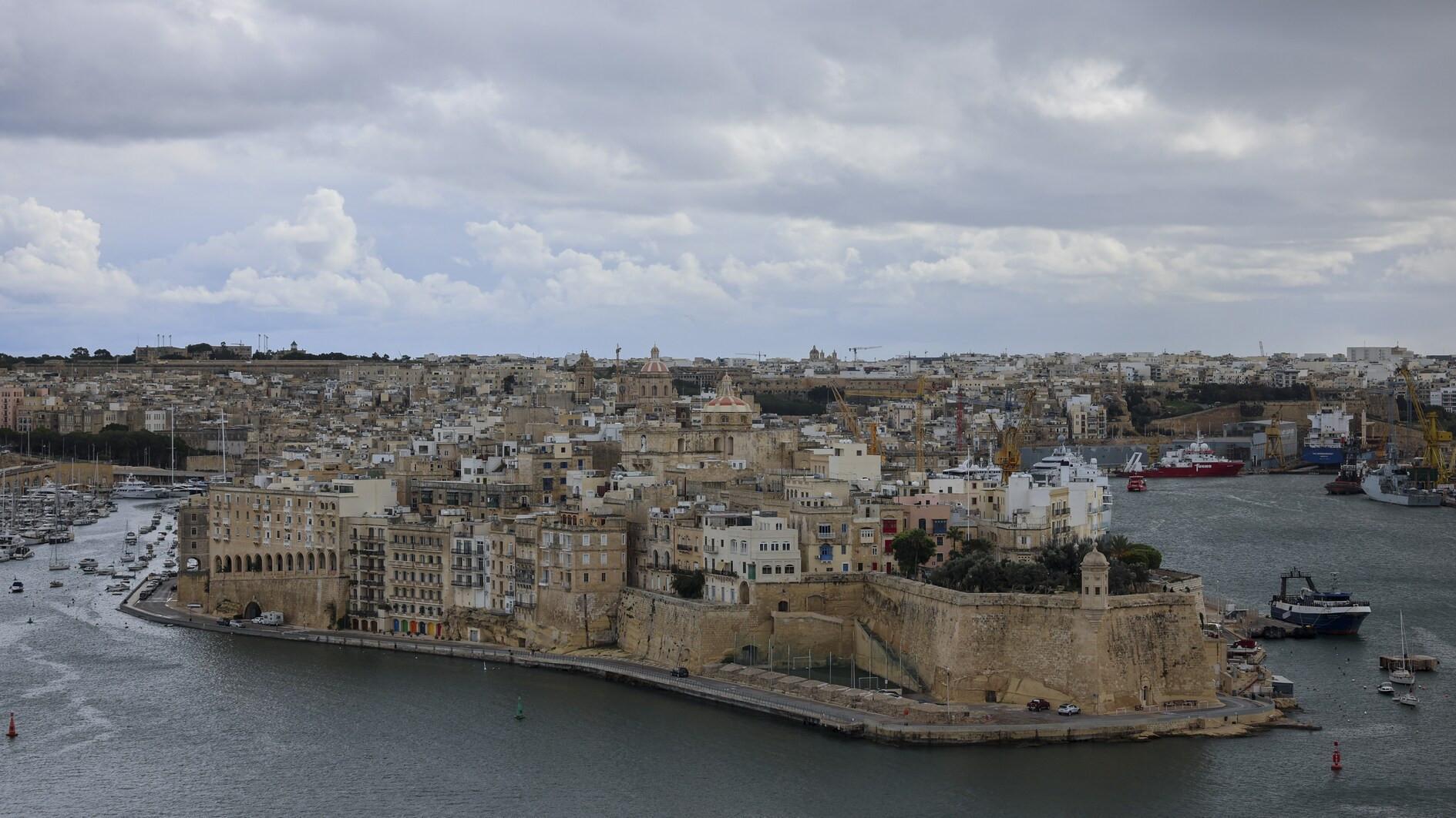 A small, historic capital in southern Europe: Valletta
