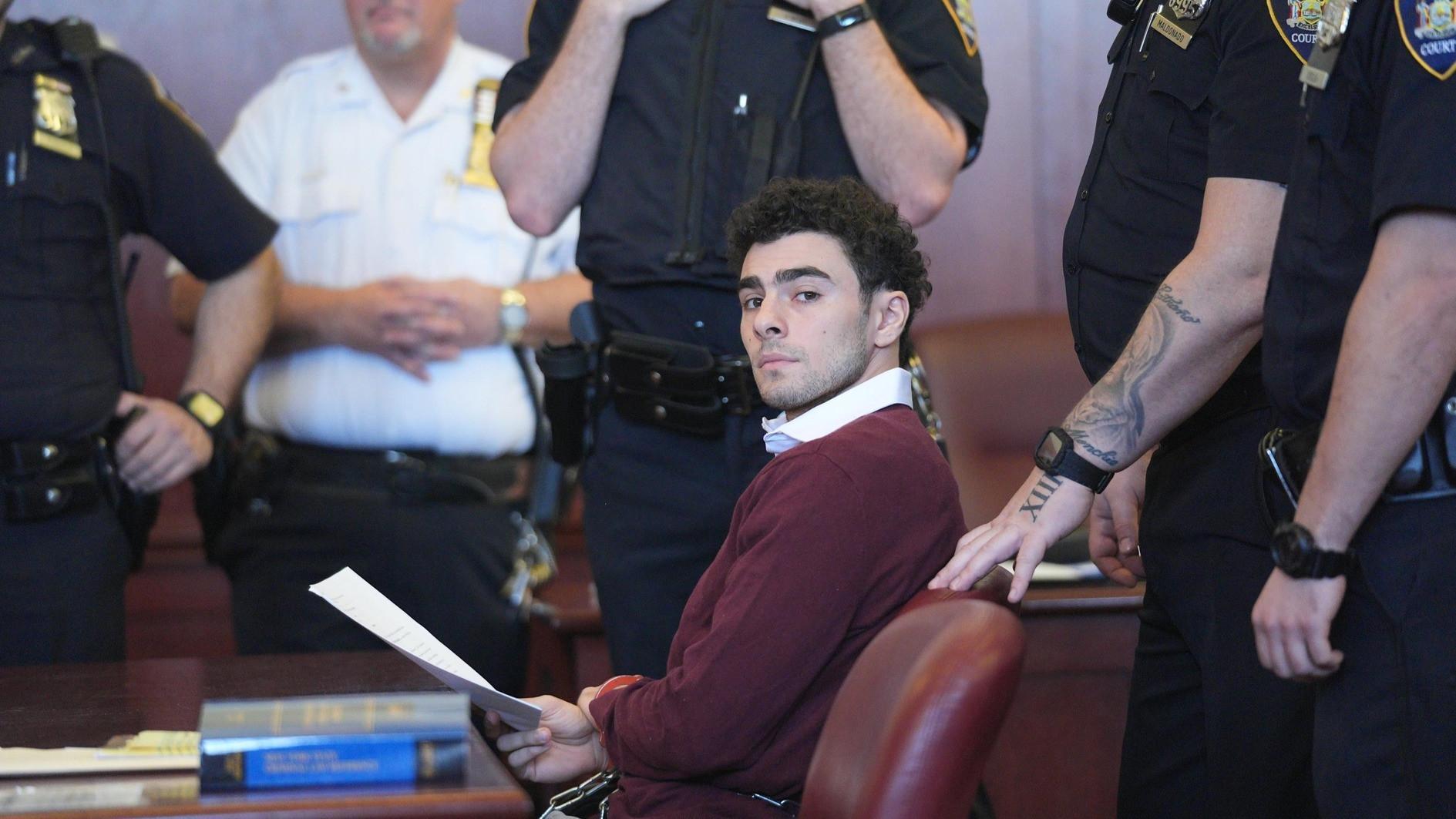 Accused killer of US insurance CEO pleads not guilty to terrorist murder