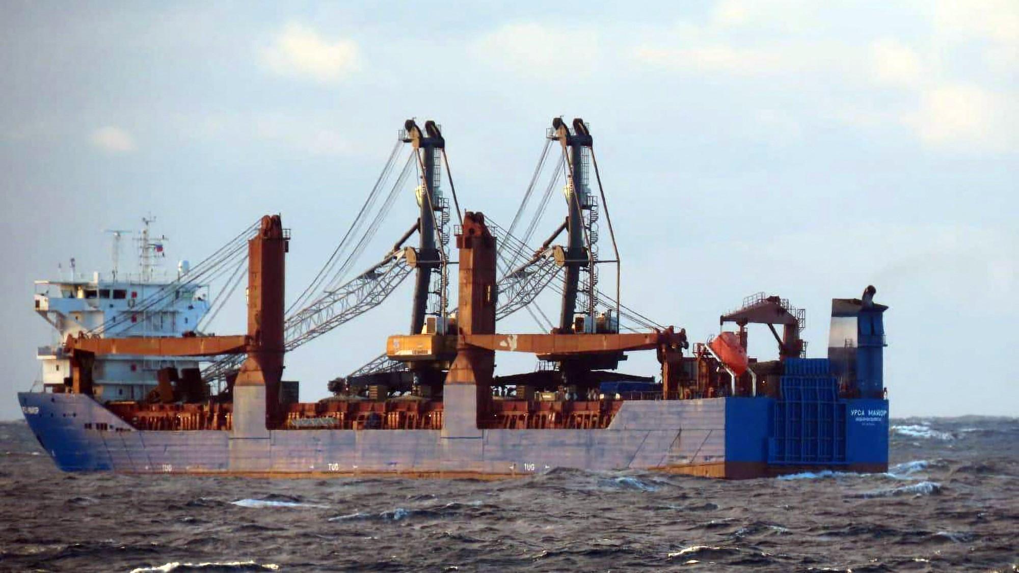 Blast sinks Russian state cargo ship in Mediterranean, leaving 2 missing