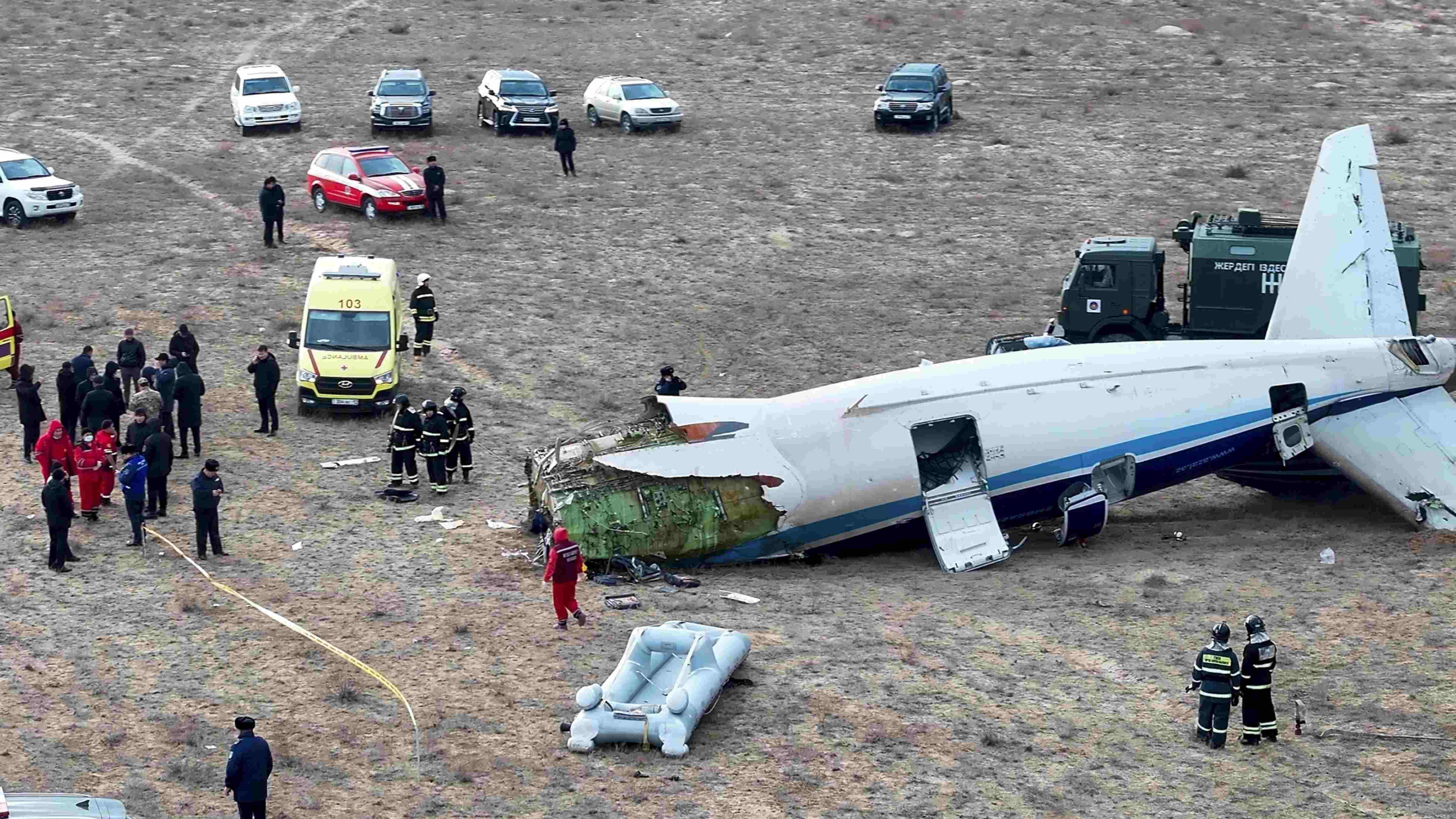 32 survivors as Azerbaijani jet crashes in Kazakhstan