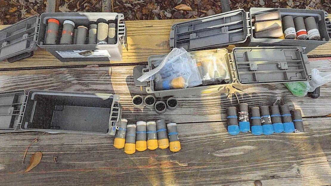 FBI makes its largest bomb bust on Virginia farm
