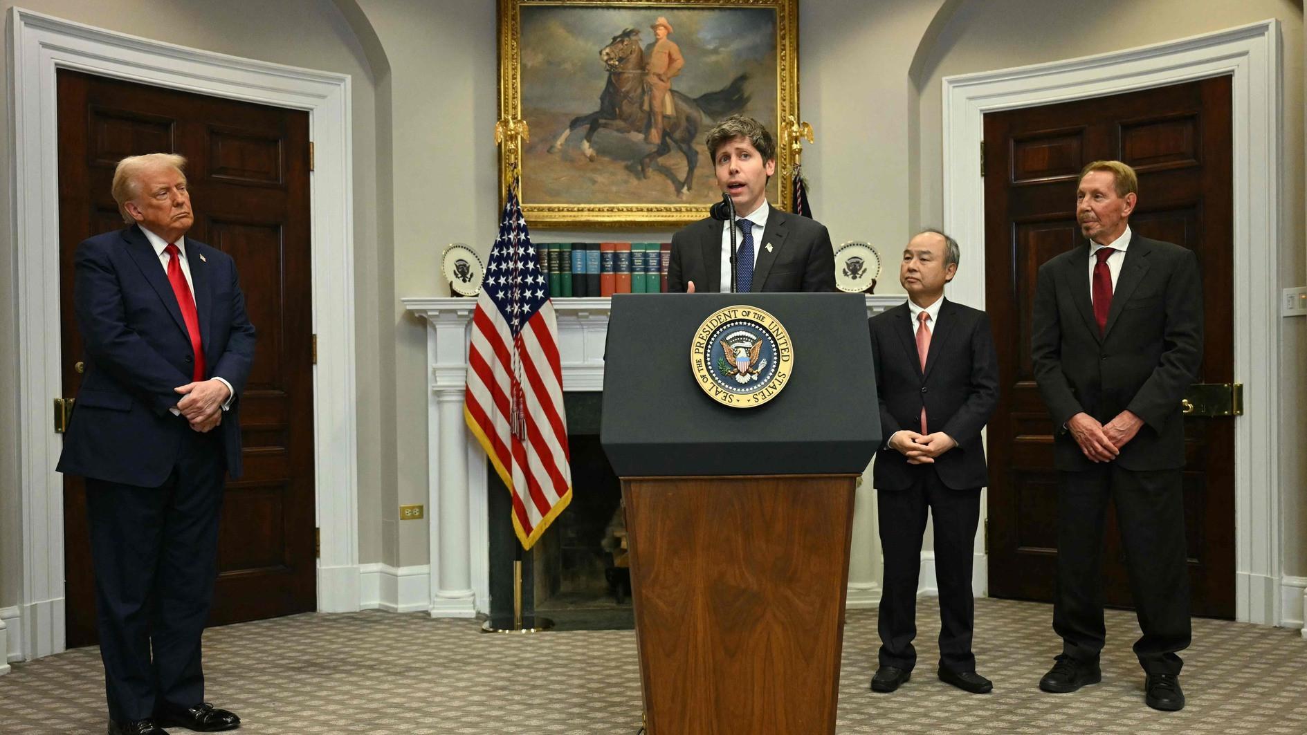 US touts $500 bln AI project from Softbank, Oracle, OpenAI