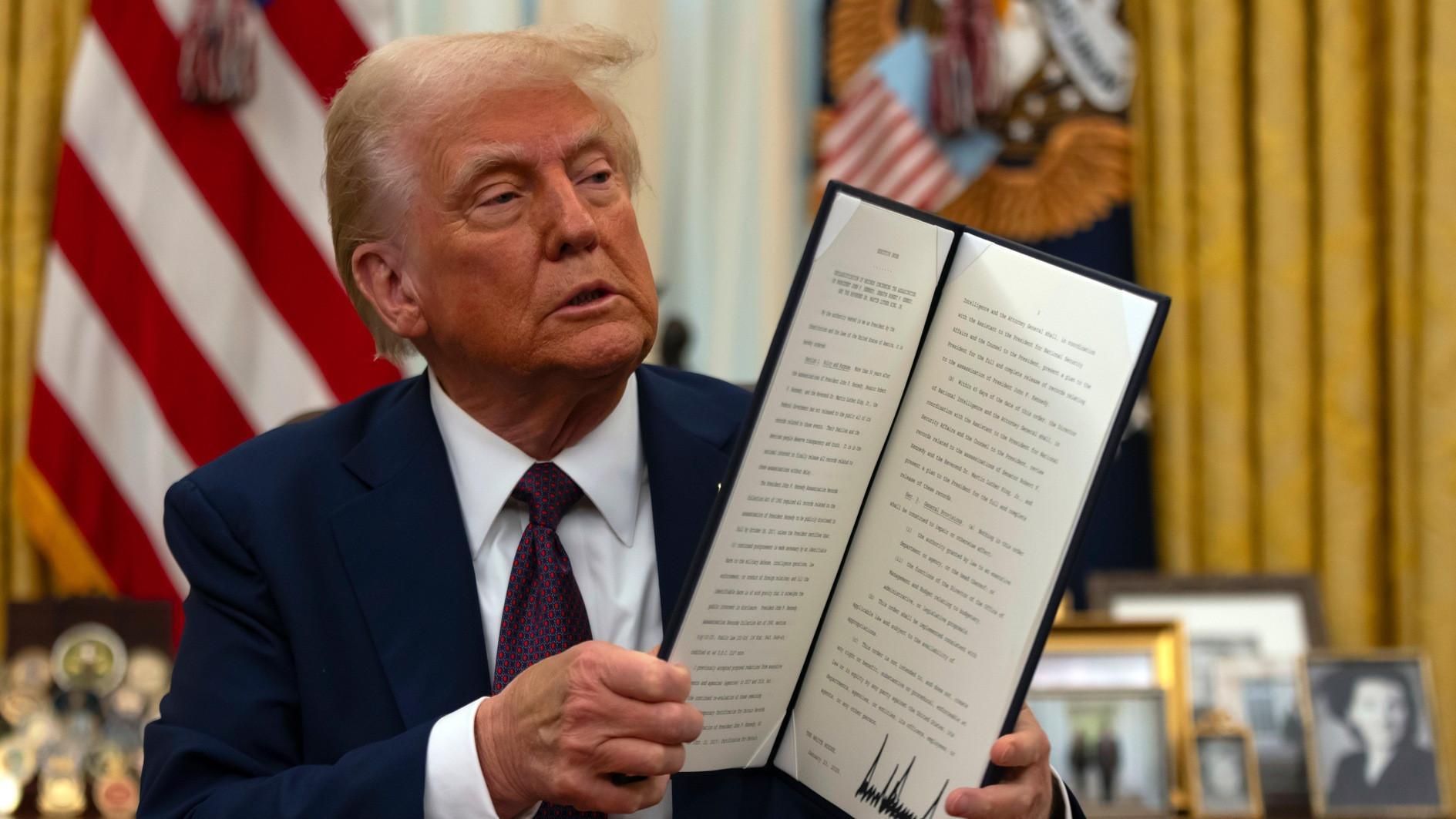 Trump orders release of last JFK, RFK, King assassination files