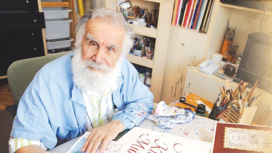 Calligrapher and painter Etem Çalışkan dies at 97