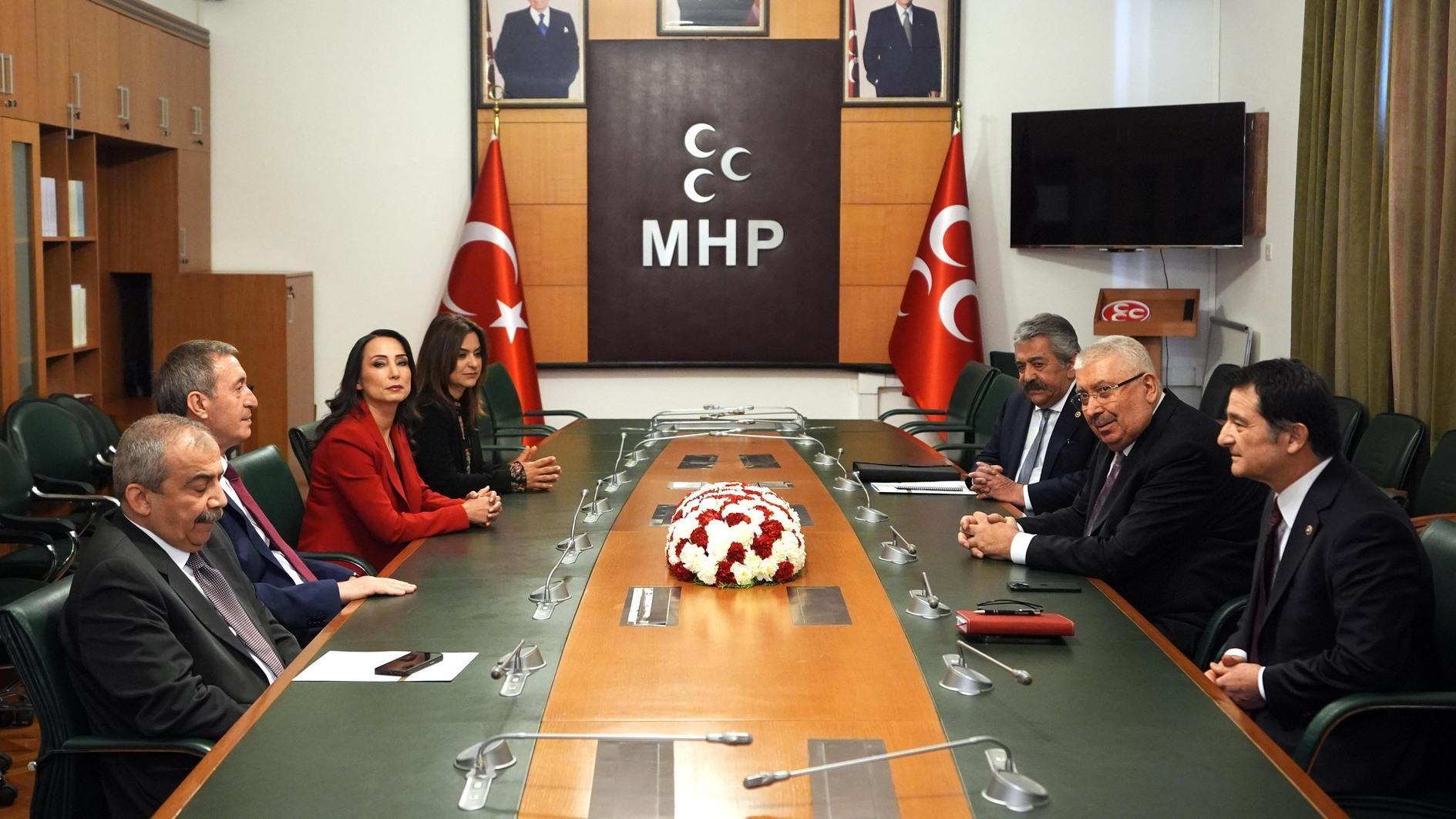 DEM party holds talks with AKP, MHP