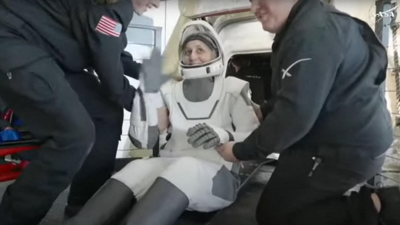 Stranded NASA astronauts return