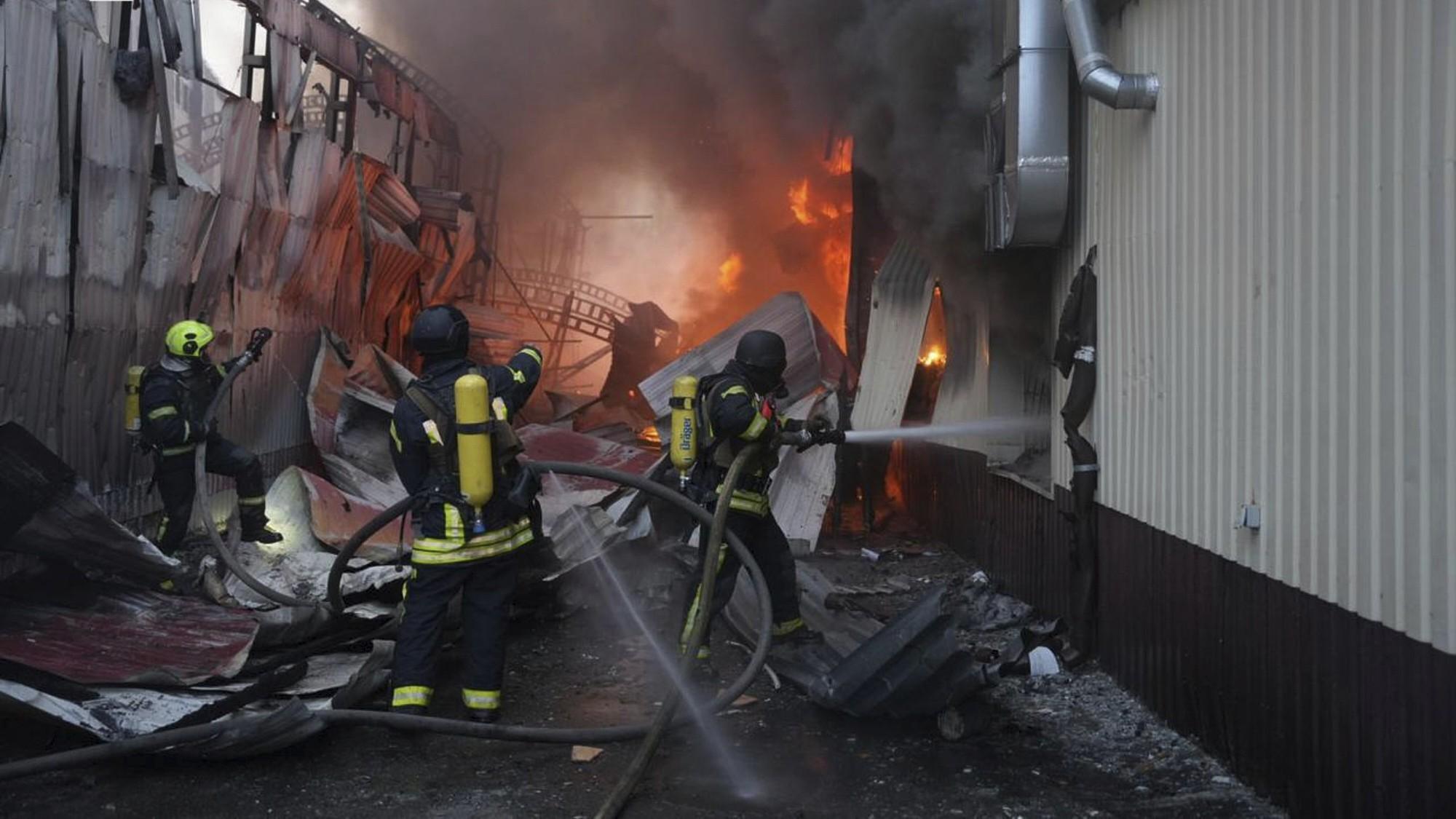 Explosions as Ukraine capital under missile attack