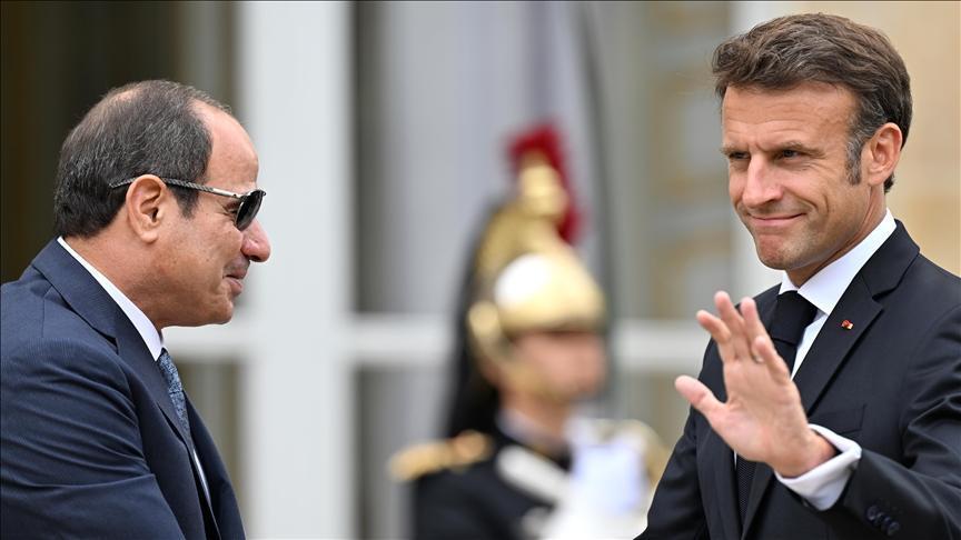 Egyptian, French presidents discuss Gaza situation, bilateral ties