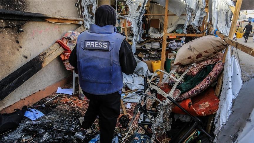 13 Palestinians killed in Israeli strikes on Gaza, including journalist