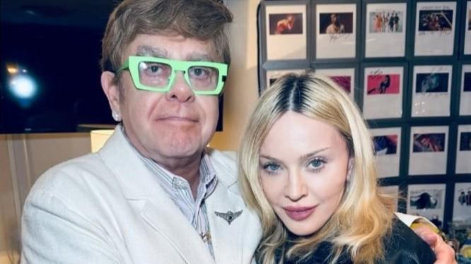 Madonna and Elton John ‘finally buried the hatchet’