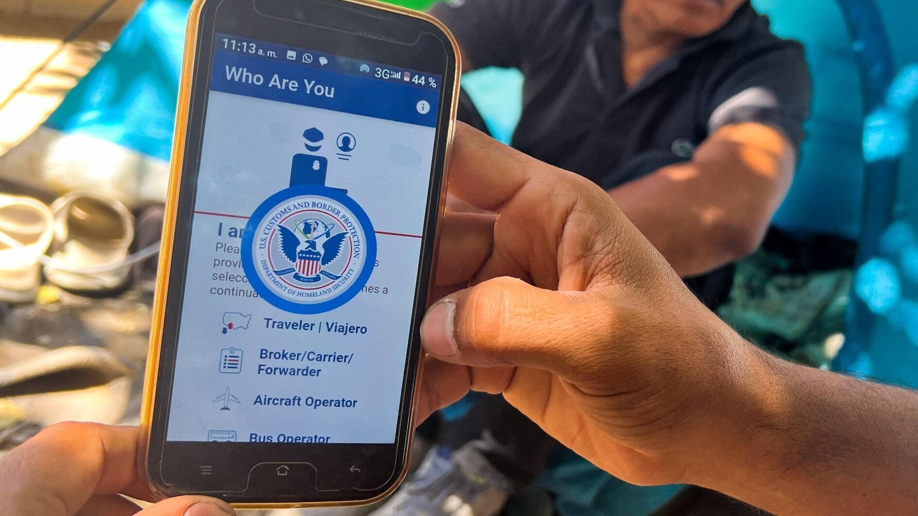 Legal status of migrants who used Biden-era app revoked