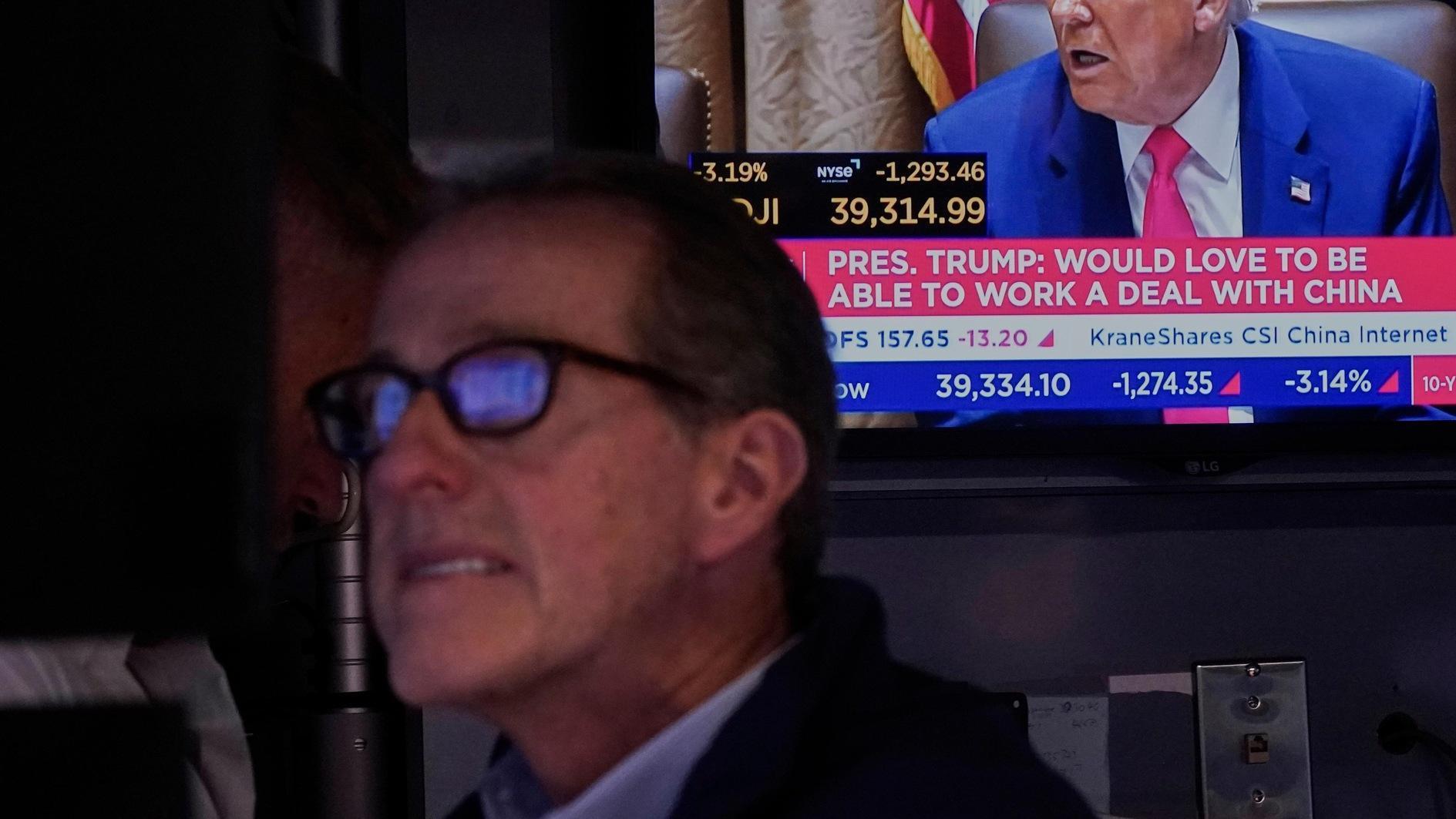 Stocks, dollar hit as Trump admits costs of beautiful trade blitz