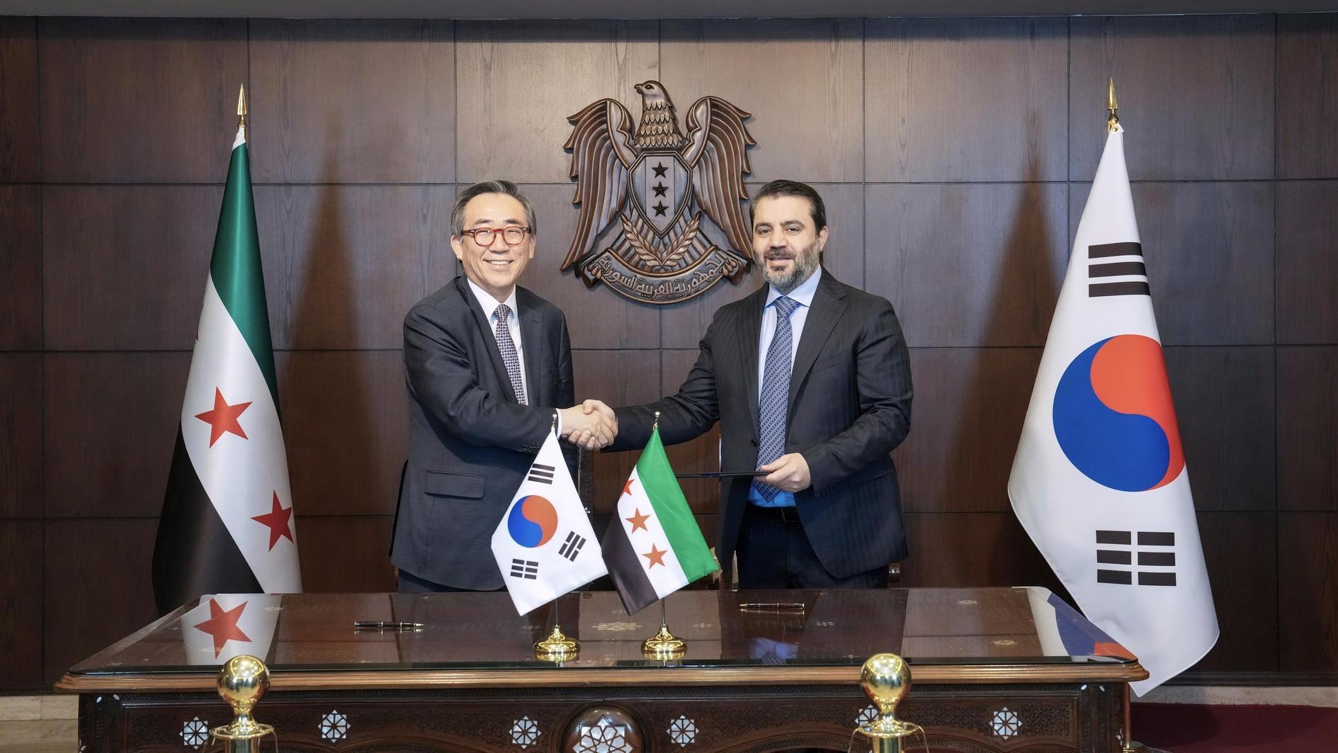 South Korea establishes diplomatic relations with Syria