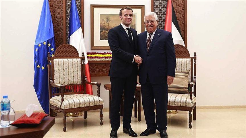 Macron, Abbas call for Gaza truce as Hamas insists on guarantees