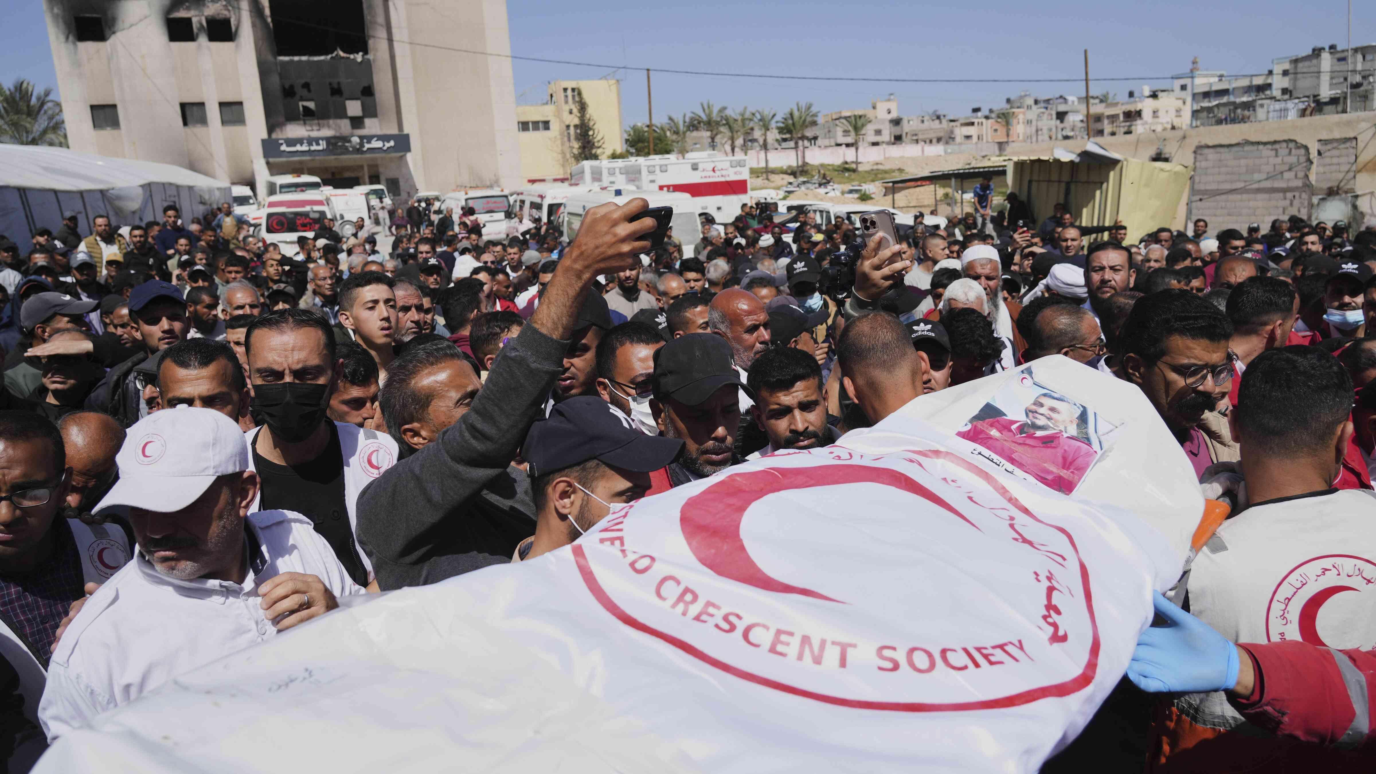 Israel says Gaza medics killing a mistake, to dismiss commander