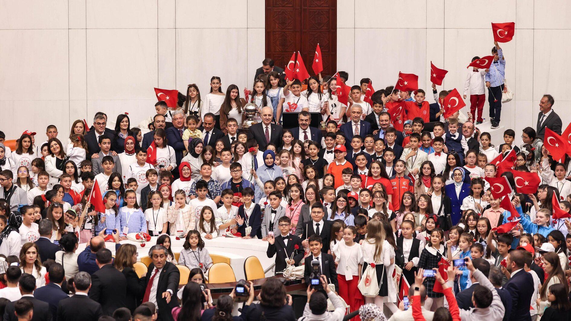 Türkiye marks 105th year of parliament on Childrens Day