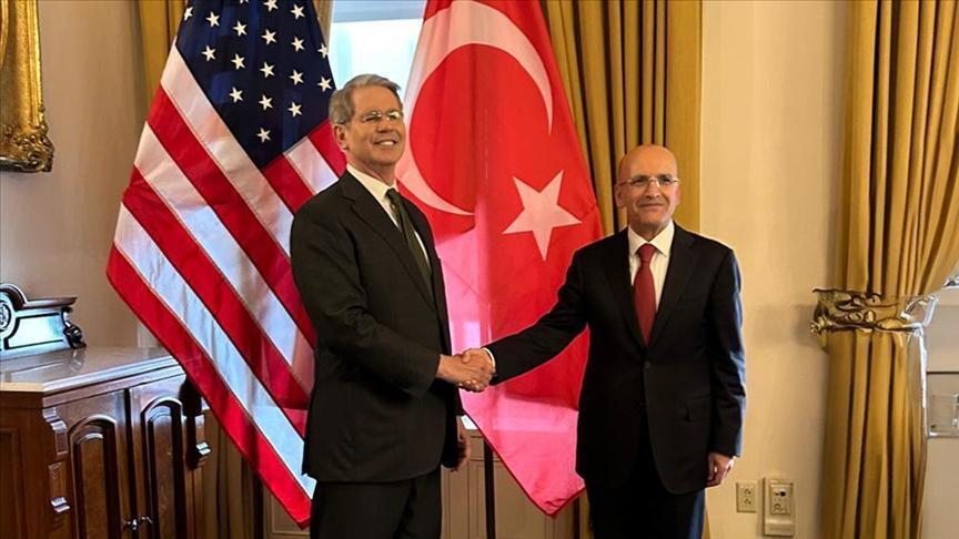 Şimşek, US treasury secretary discuss deeper trade, regional peace