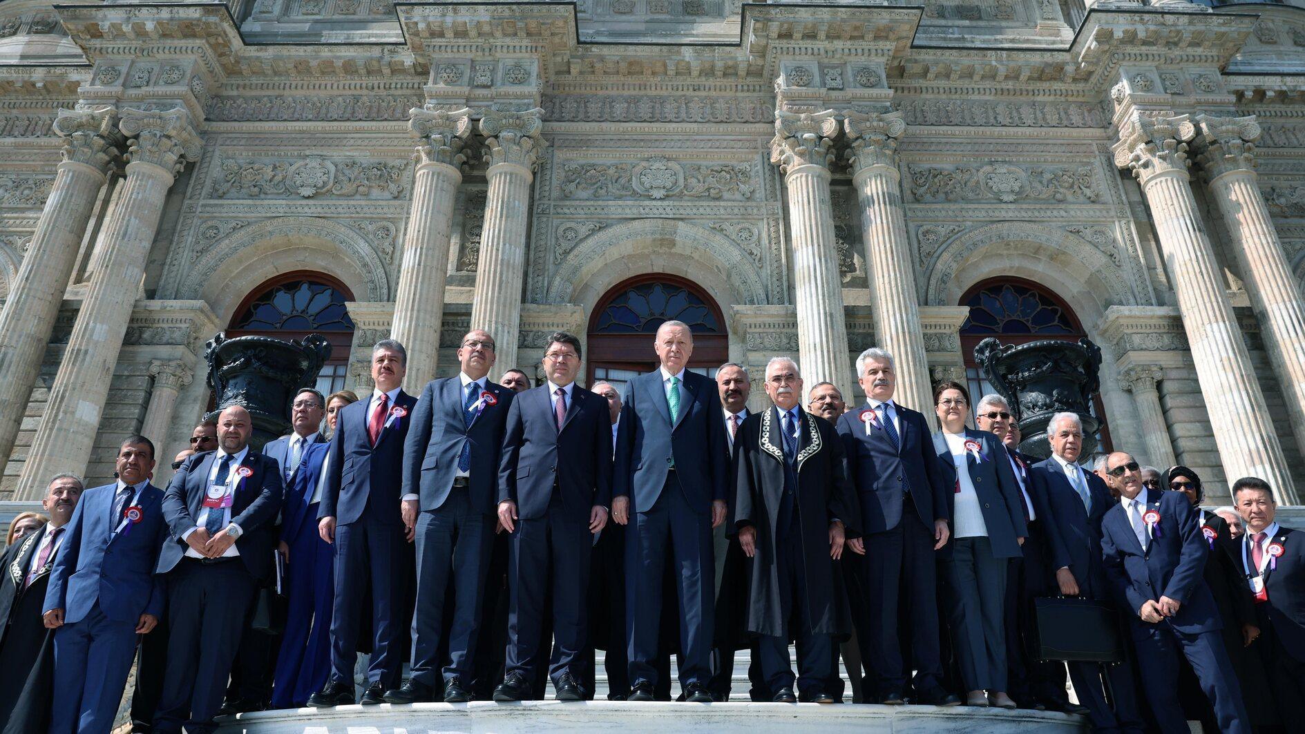 Erdoğan attends ceremony to mark top courts 63rd anniversary