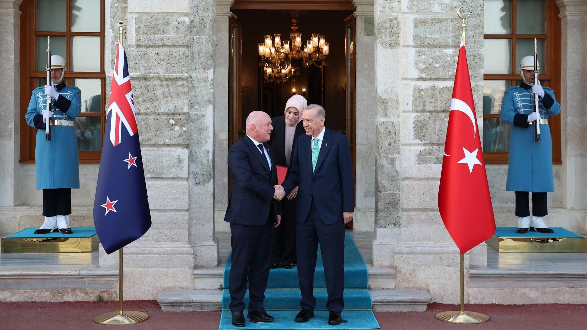 Erdoğan, Luxon strengthen Türkiye-New Zealand ties in Istanbul talks