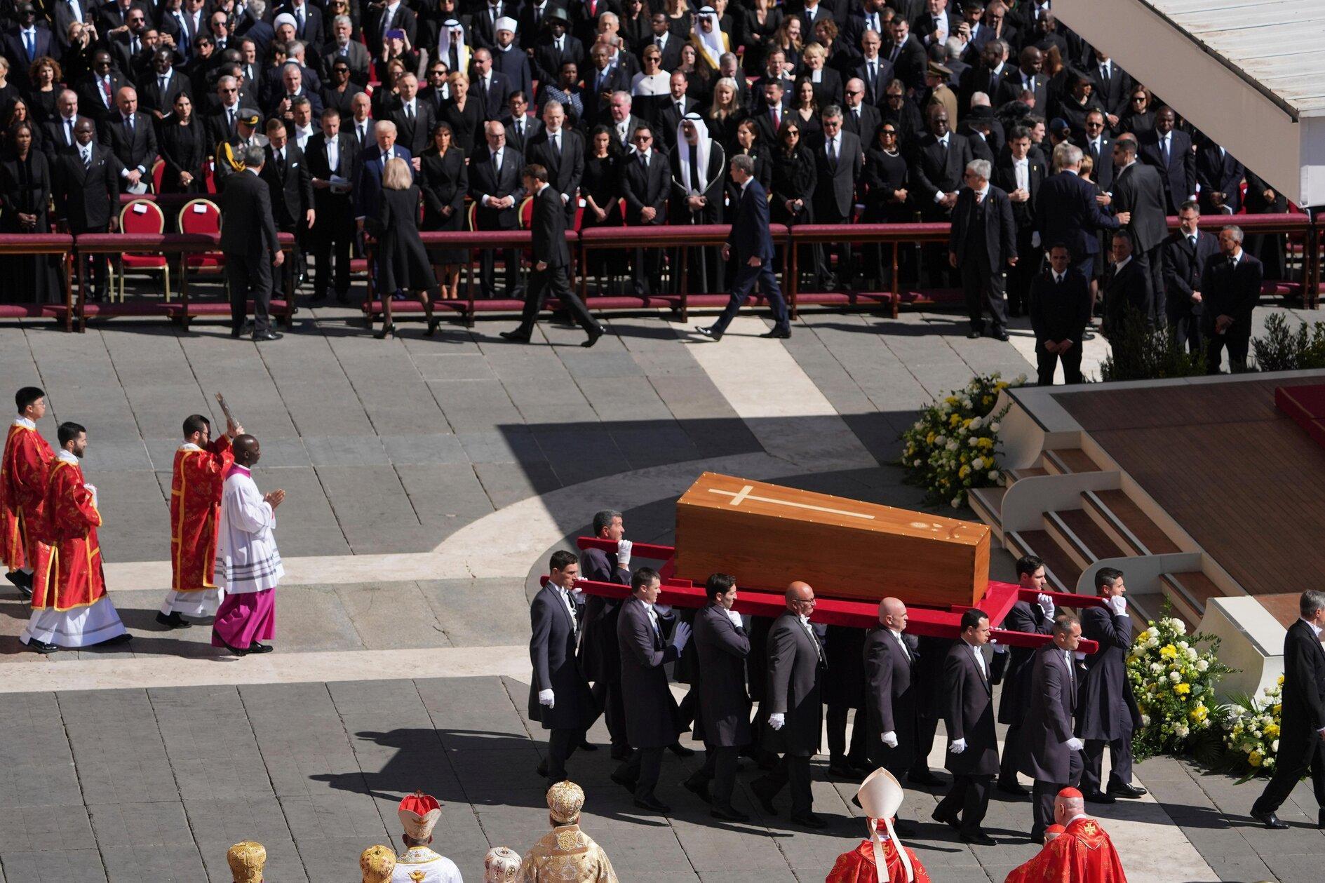 Huge crowds flock to Vatican for Pope Franciss funeral