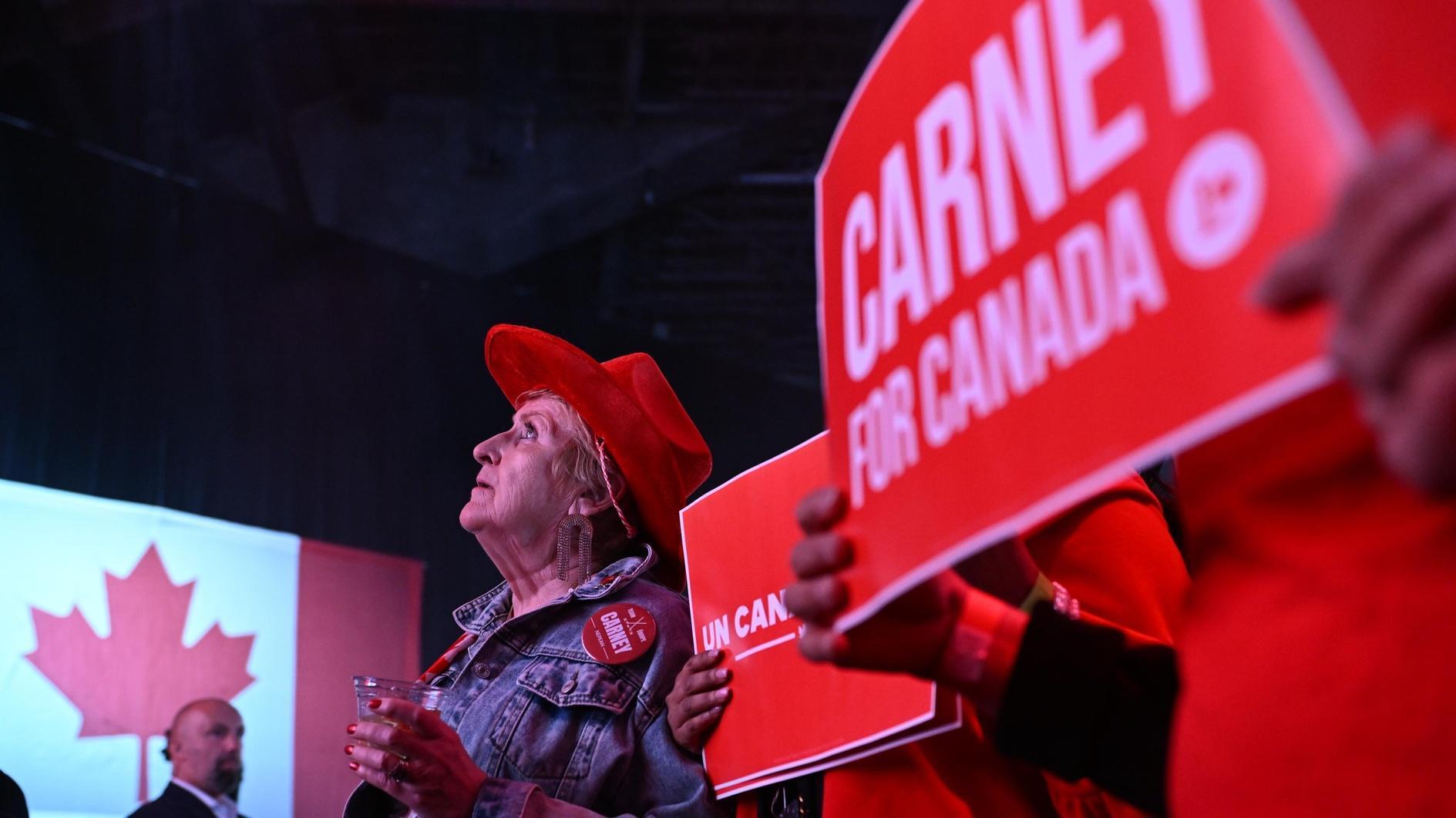 Carneys Liberals win Canada election defined by Trump