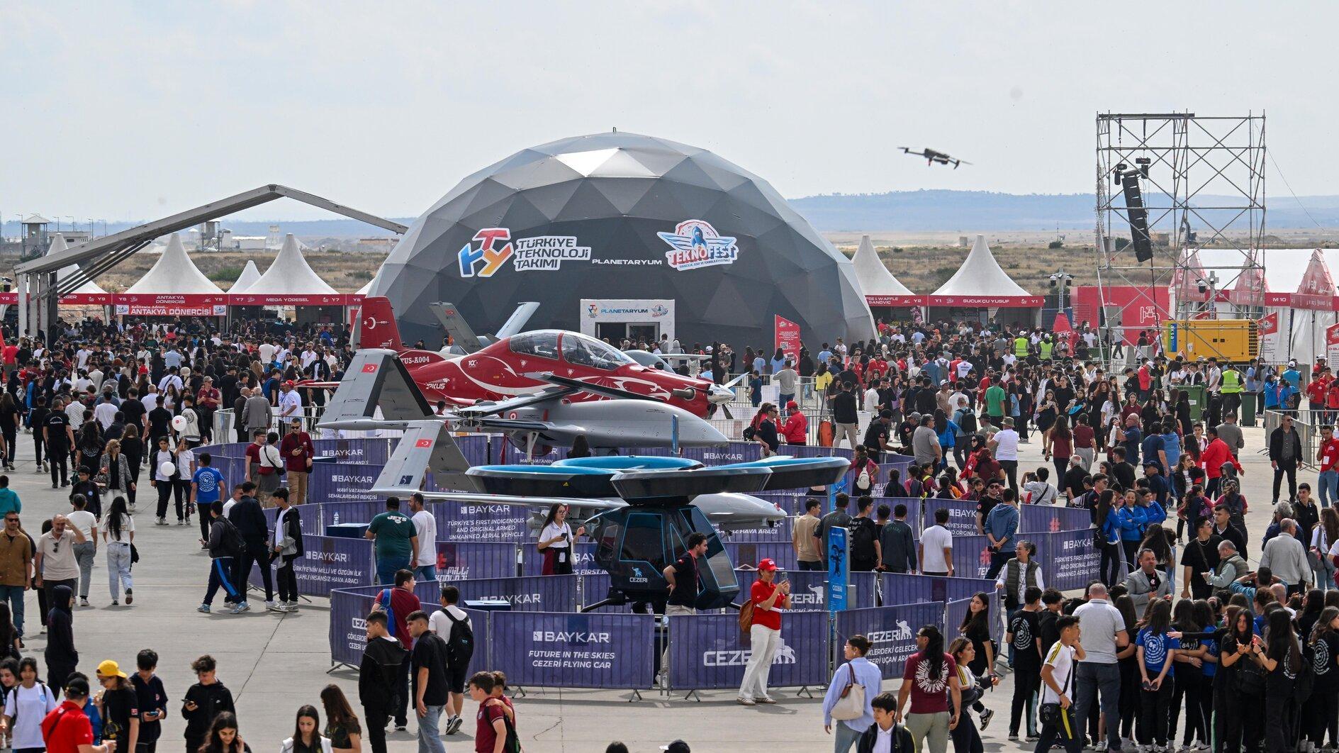 Teknofest in full swing in Turkish Cyprus with shows, competitions