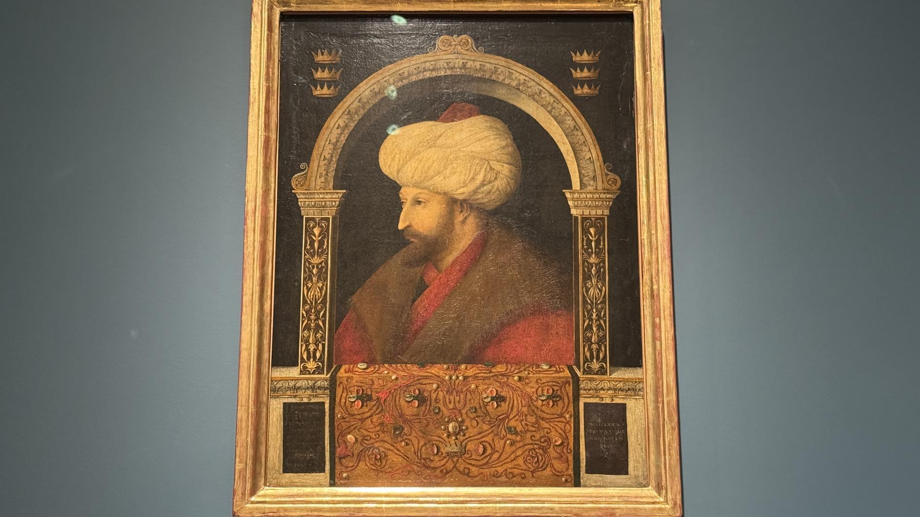 Artworks depicting Sultan Mehmed on display in London