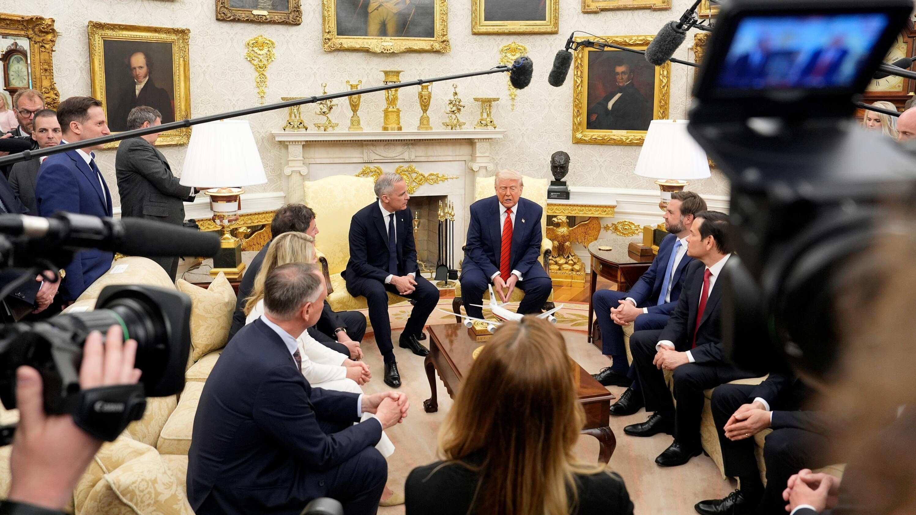 Canada never for sale, Carney tells Trump