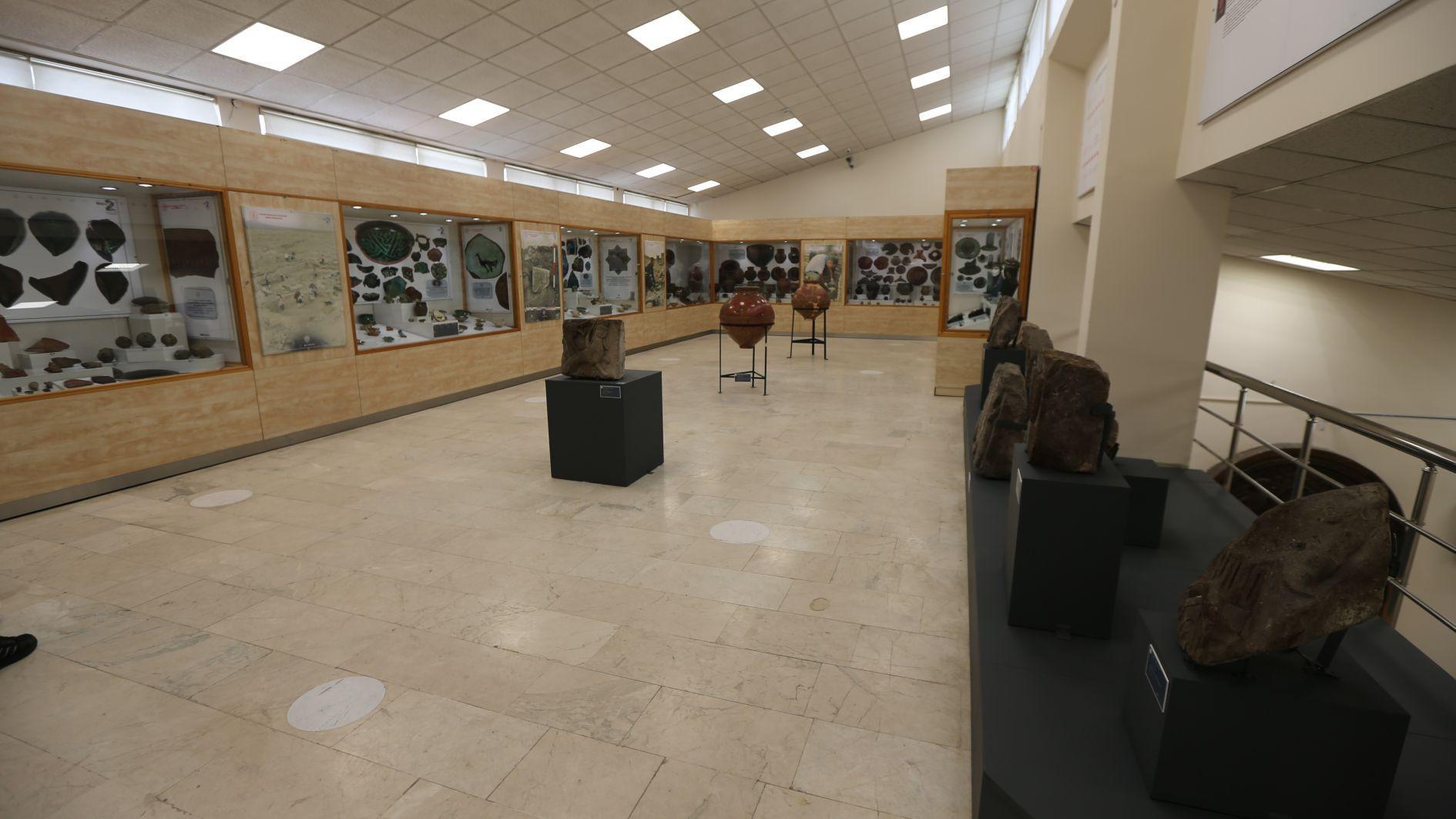 Artifacts from excavations in Ani on display