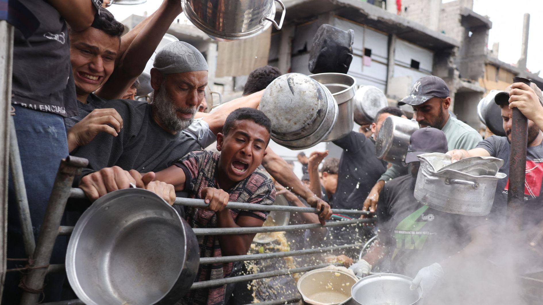 Trump says many in Gaza are starving