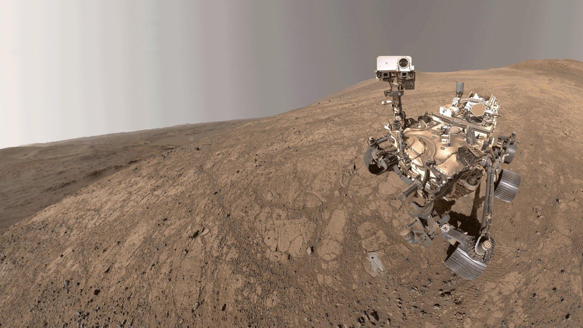 Perseverance snaps selfie with Martian dust devil