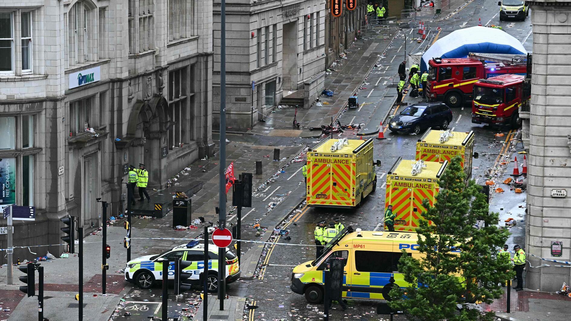 Horror at Liverpool title parade, police rule out terrorism in car ramming