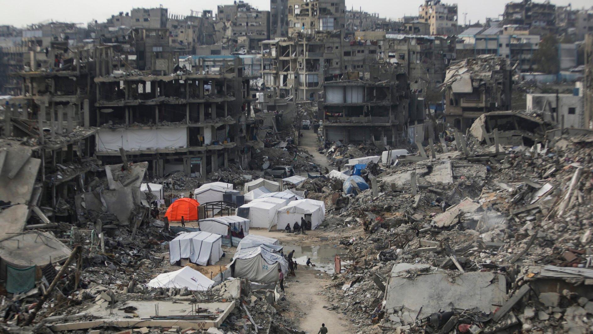 Thousands displaced in Gaza as Israel’s war nears 600-day mark
