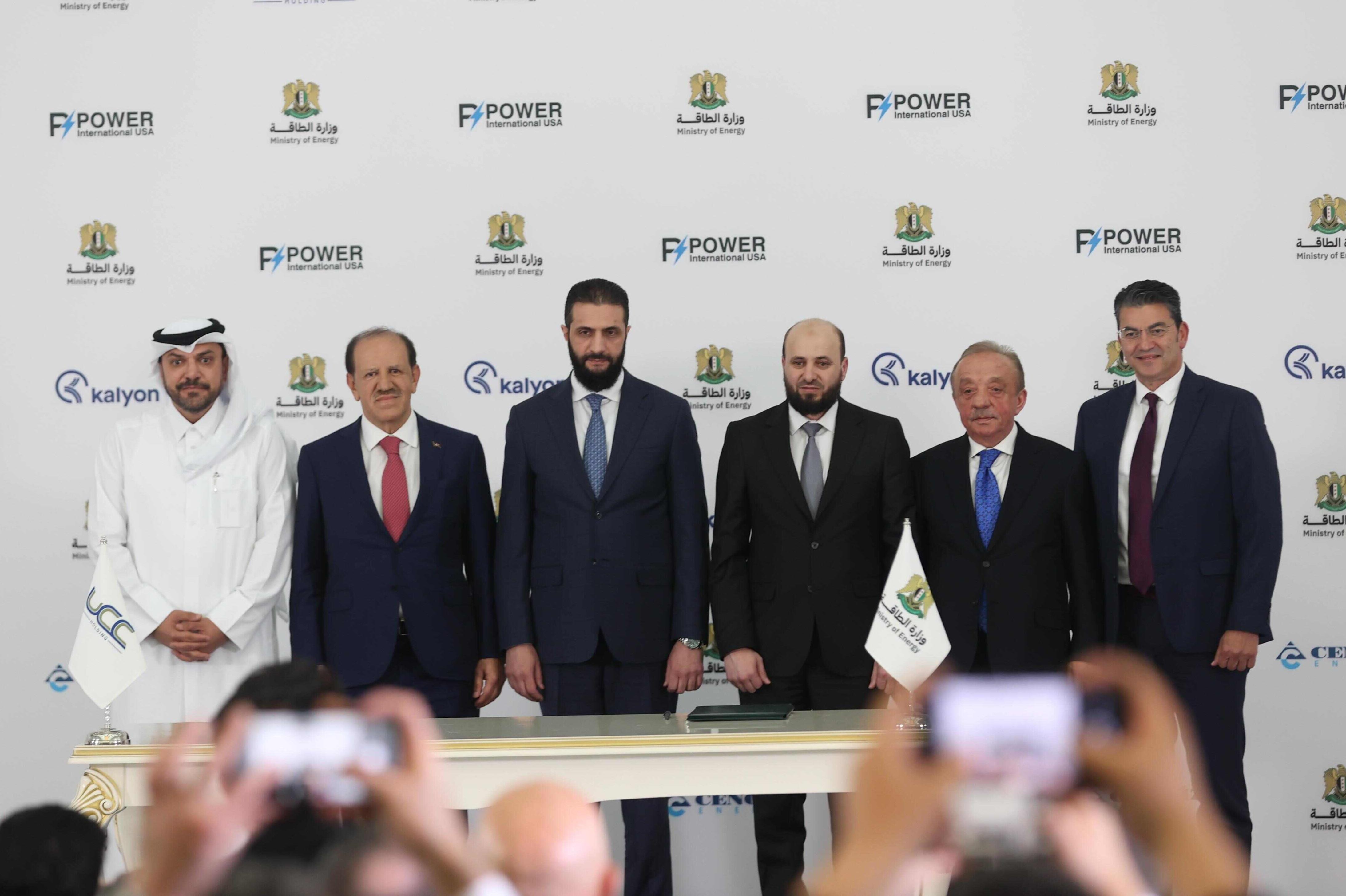 Turkish, Qatari, US firms sign $7 billion energy deal in Syria