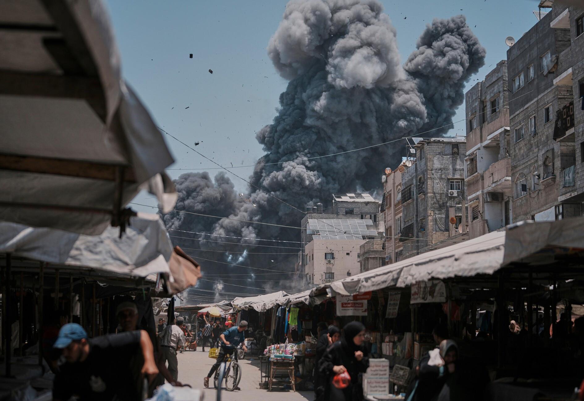 Gaza rescuers say 31 killed near aid site by Israel