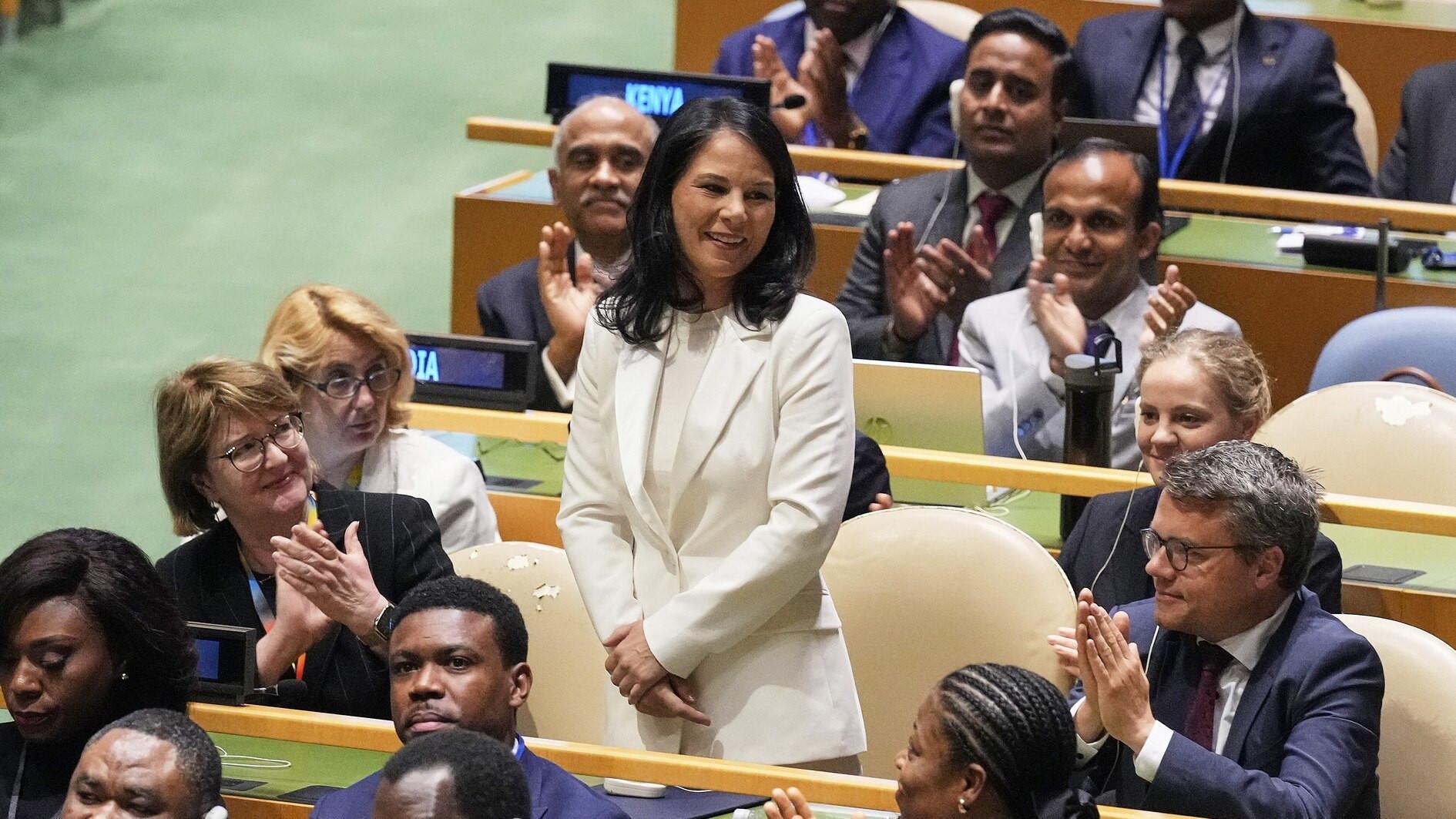 Germanys ex-foreign minister Baerbock chosen to lead UN Assembly