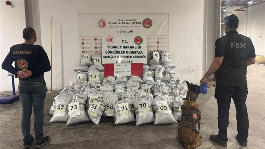 1.8 tons of drugs infused in coal seized at eastern customs