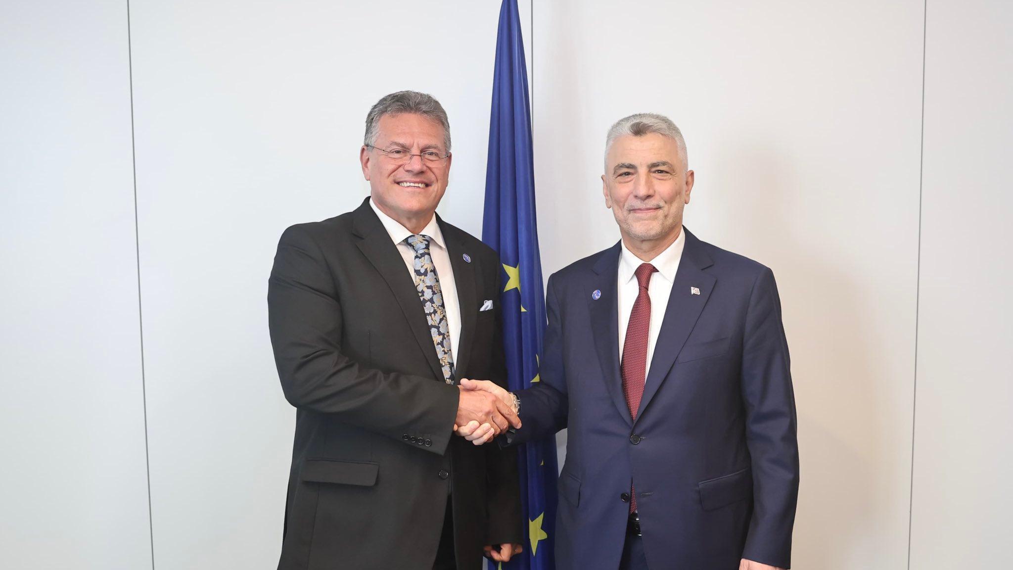 Trade Minister Bolat meets EU Trade Commissioner Sefcovic