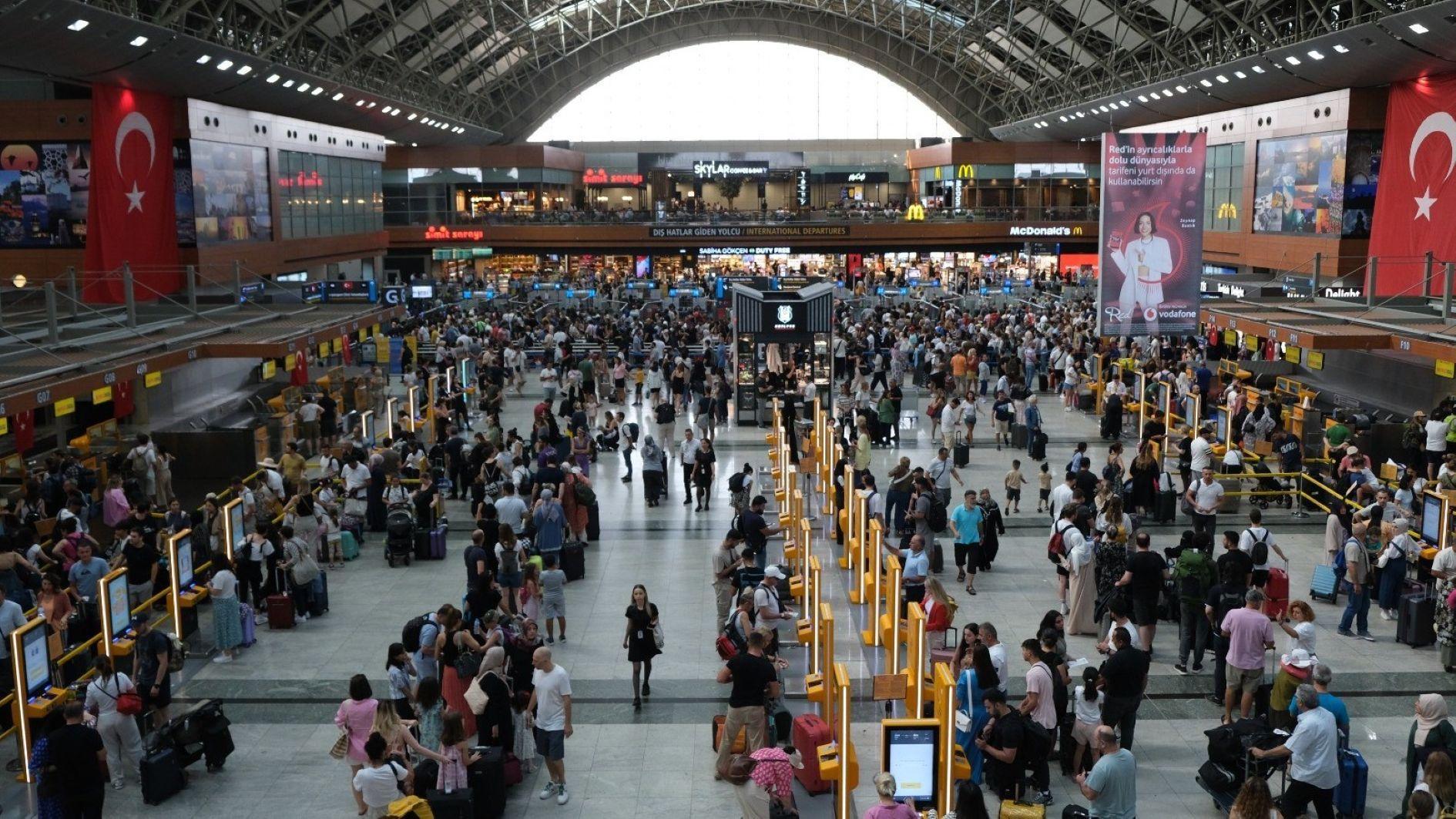 Airports in Istanbul serve some 40 million passengers in four months