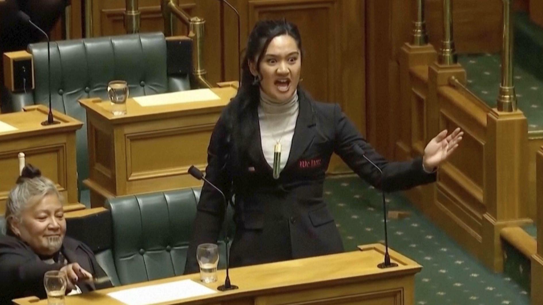 New Zealand parliament gives record bans to MPs over haka