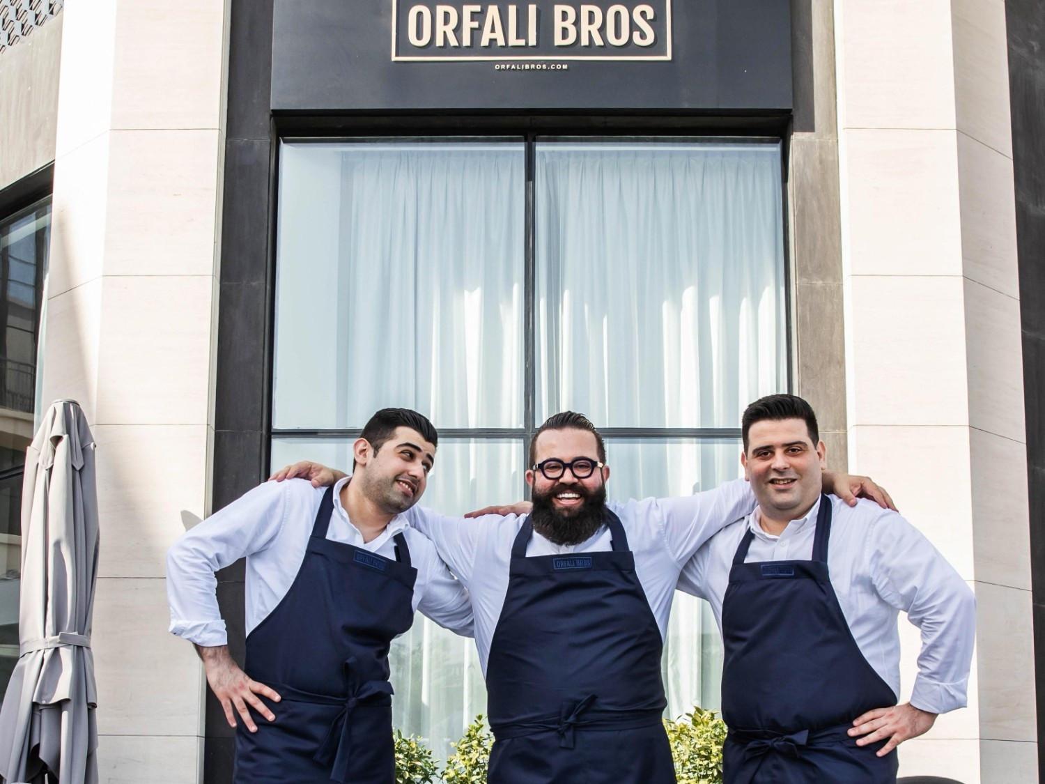 Three brothers serve culture on a plate: Orfali Bros